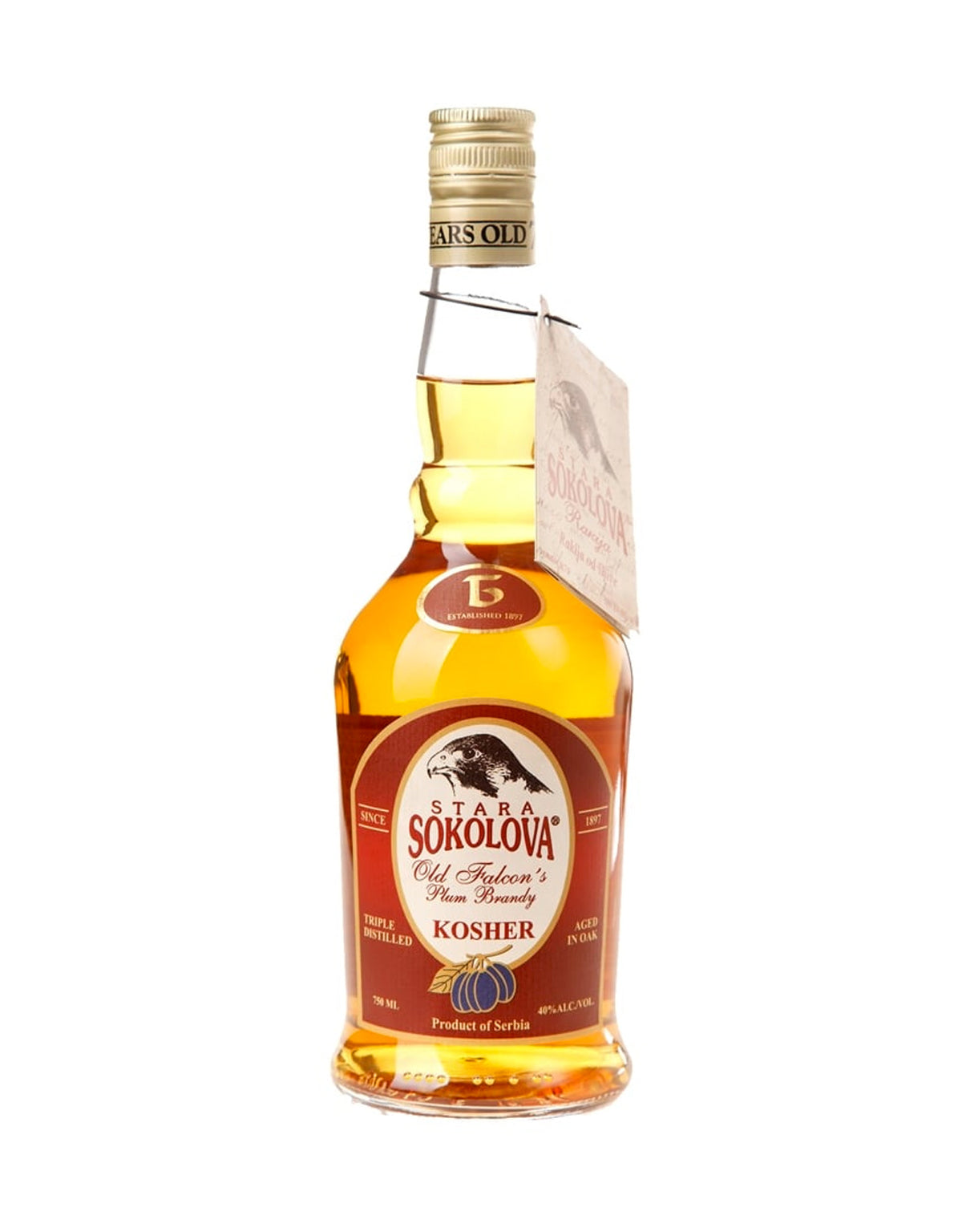 Stara Sokolova Plum Brandy - ZYN THE WINE MARKET LTD.
