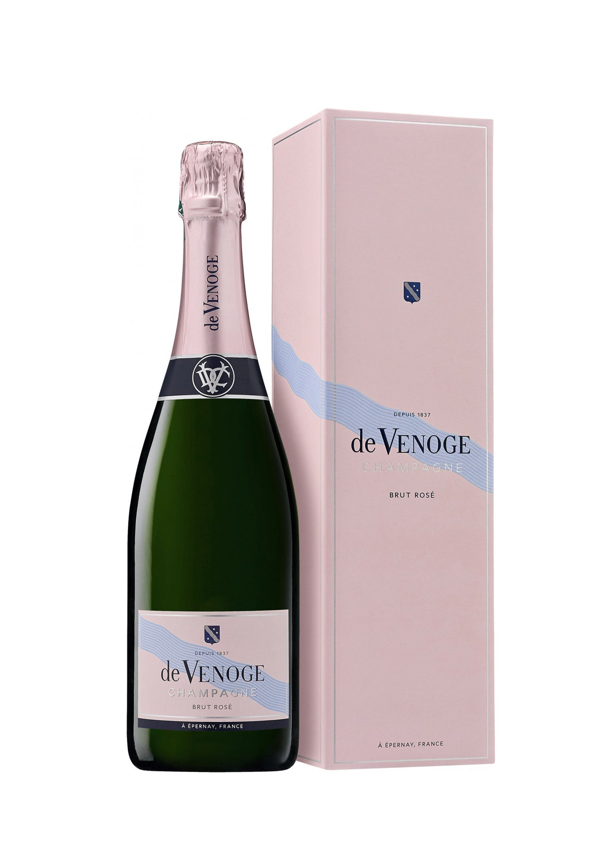 De Venoge Rose Brut Reserve (NV) - ZYN THE WINE MARKET LTD.
