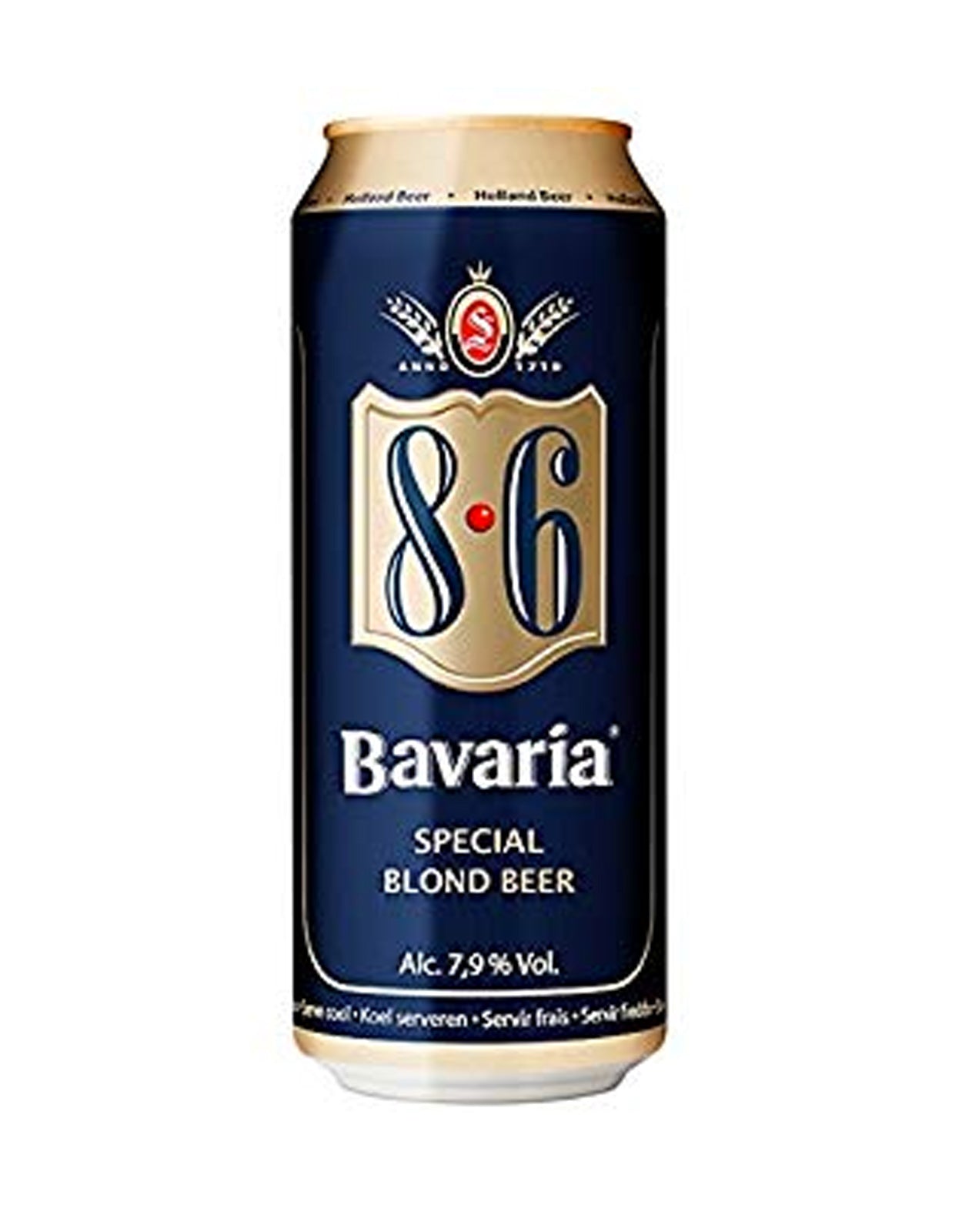 Bavaria 8.6 Original Intense Blond Beer 500 ml - Single Can