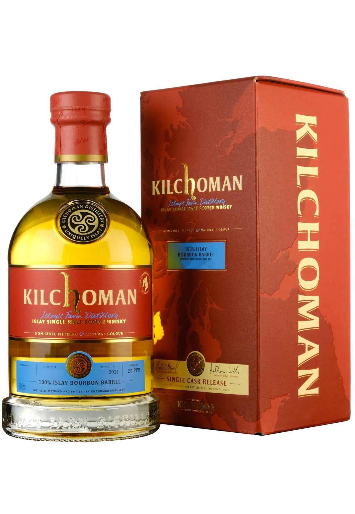 Kilchoman 8 Year Old Bourbon Barrel - ZYN THE WINE MARKET LTD.