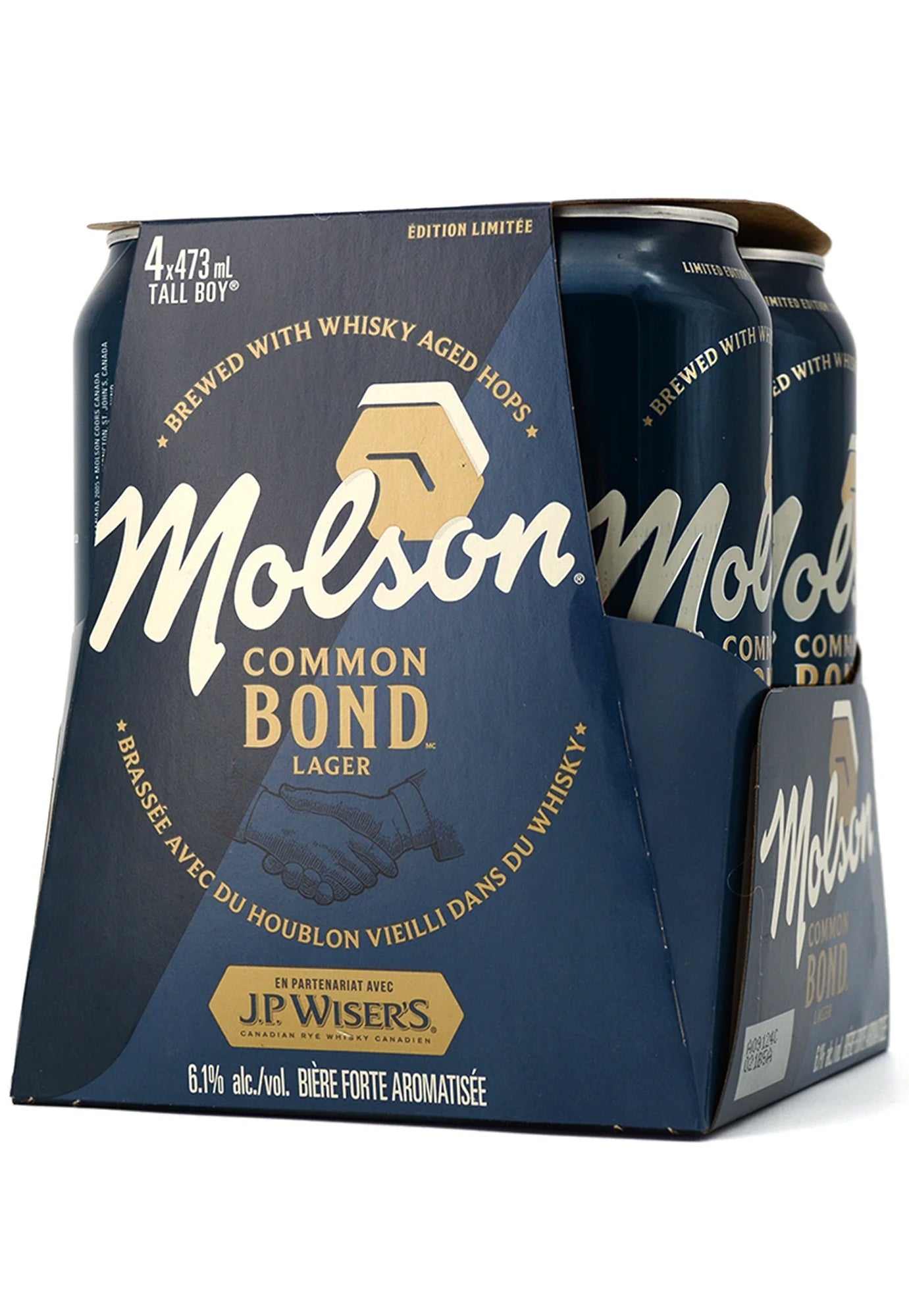 Molson Common Bond Lager 473 ml - 4 Cans