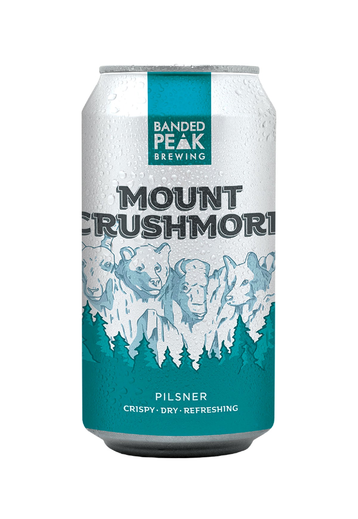 Banded Peak Mount Crushmore Pilsner 355 ml - 12 Cans - ZYN THE WINE MARKET LTD.