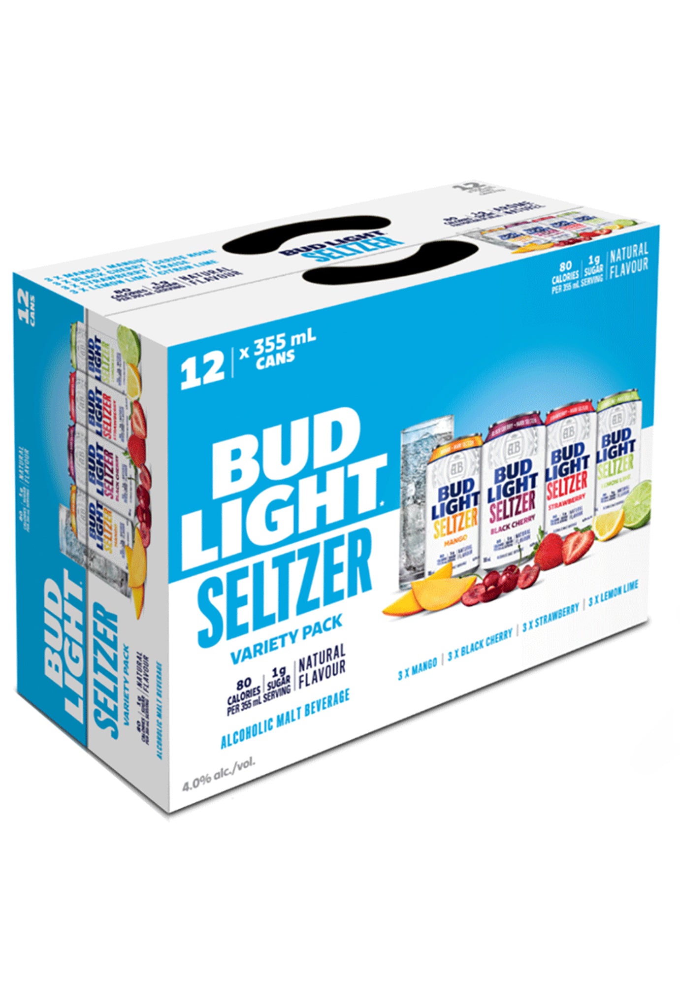 Bud Light Seltzer Variety Pack 355 ml - 12 Cans