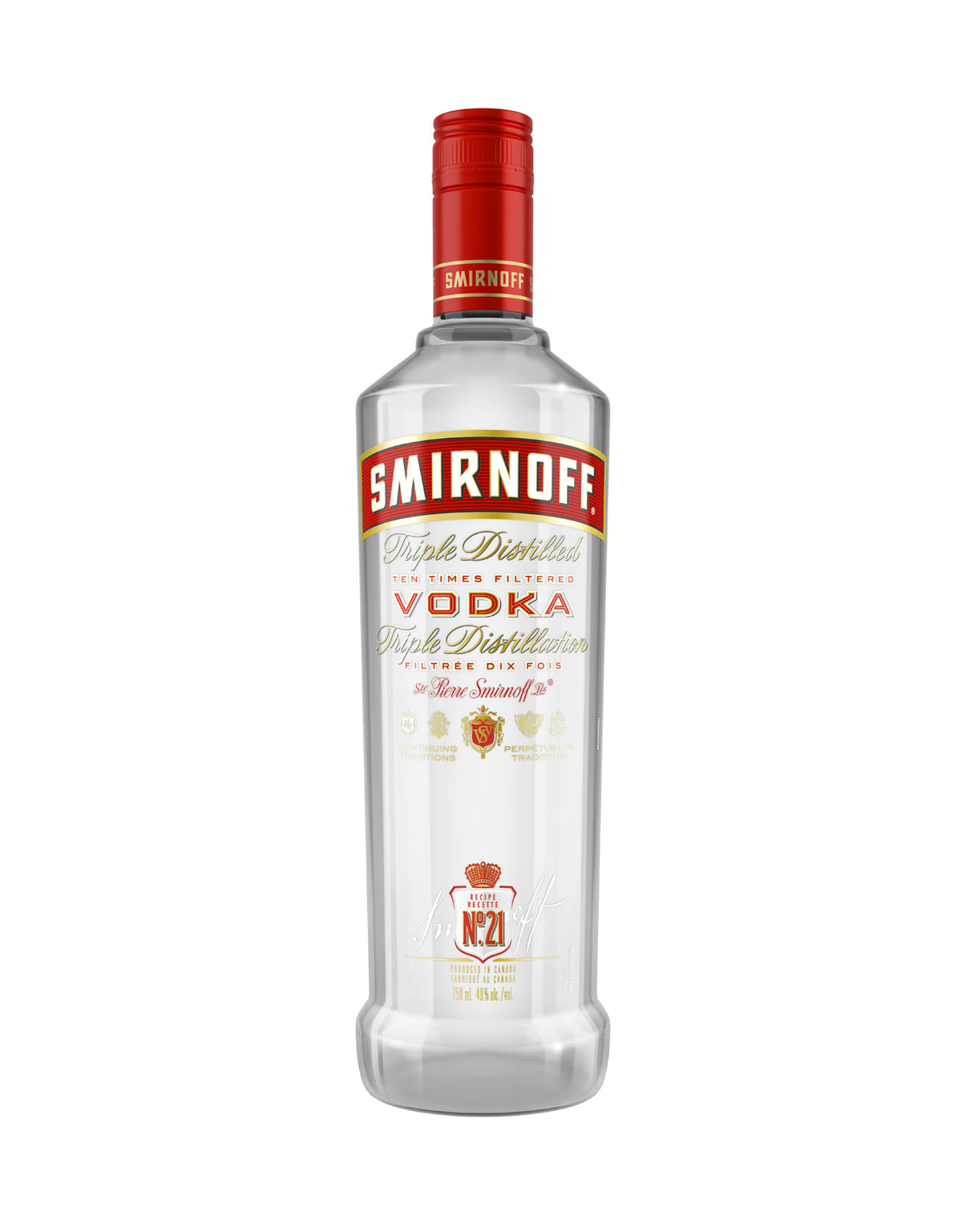 Smirnoff Vodka - 750 ml (Glass Bottle) - ZYN THE WINE MARKET LTD.