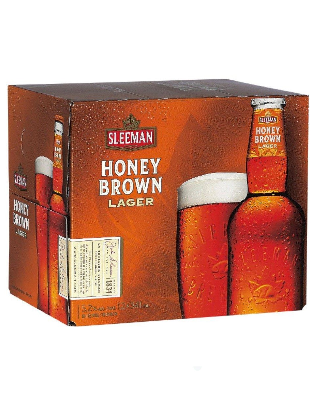 Sleeman Honey Brown 341 ml - 12 Bottles