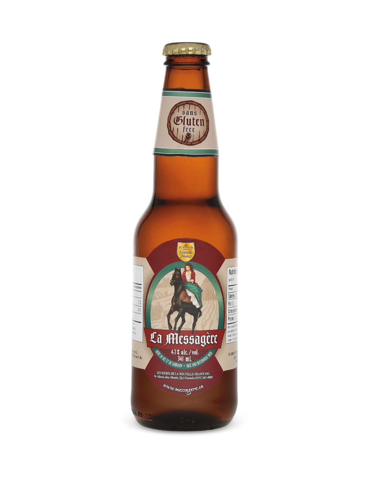 La Messagere Gluten Free Blonde Ale 341 ml - 24 Bottles