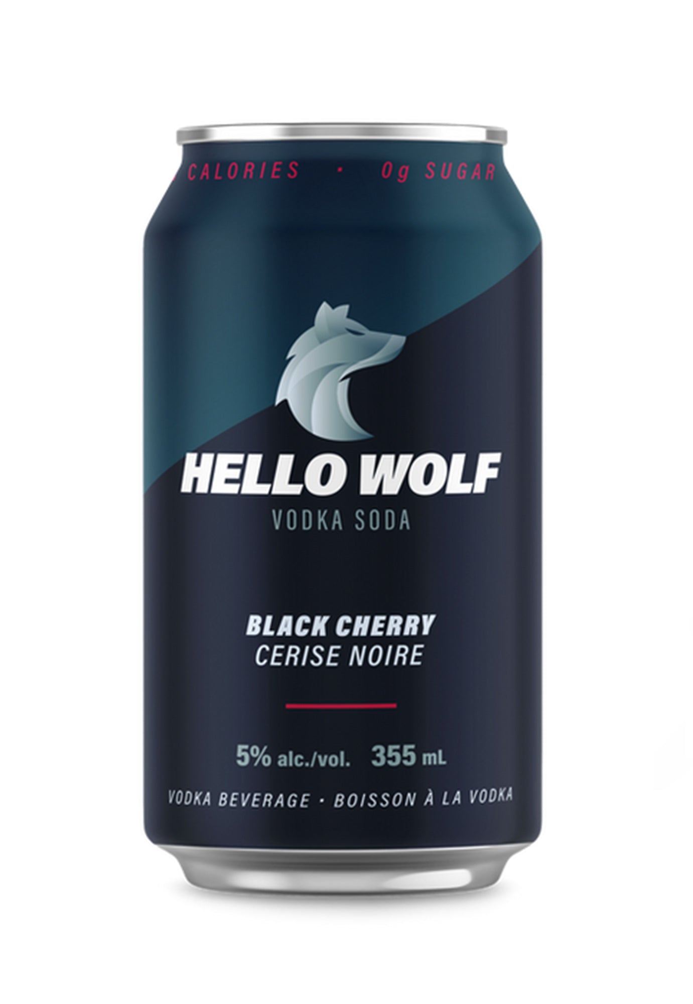 Hello Wolf Vodka Soda Black Cherry - 6 Cans