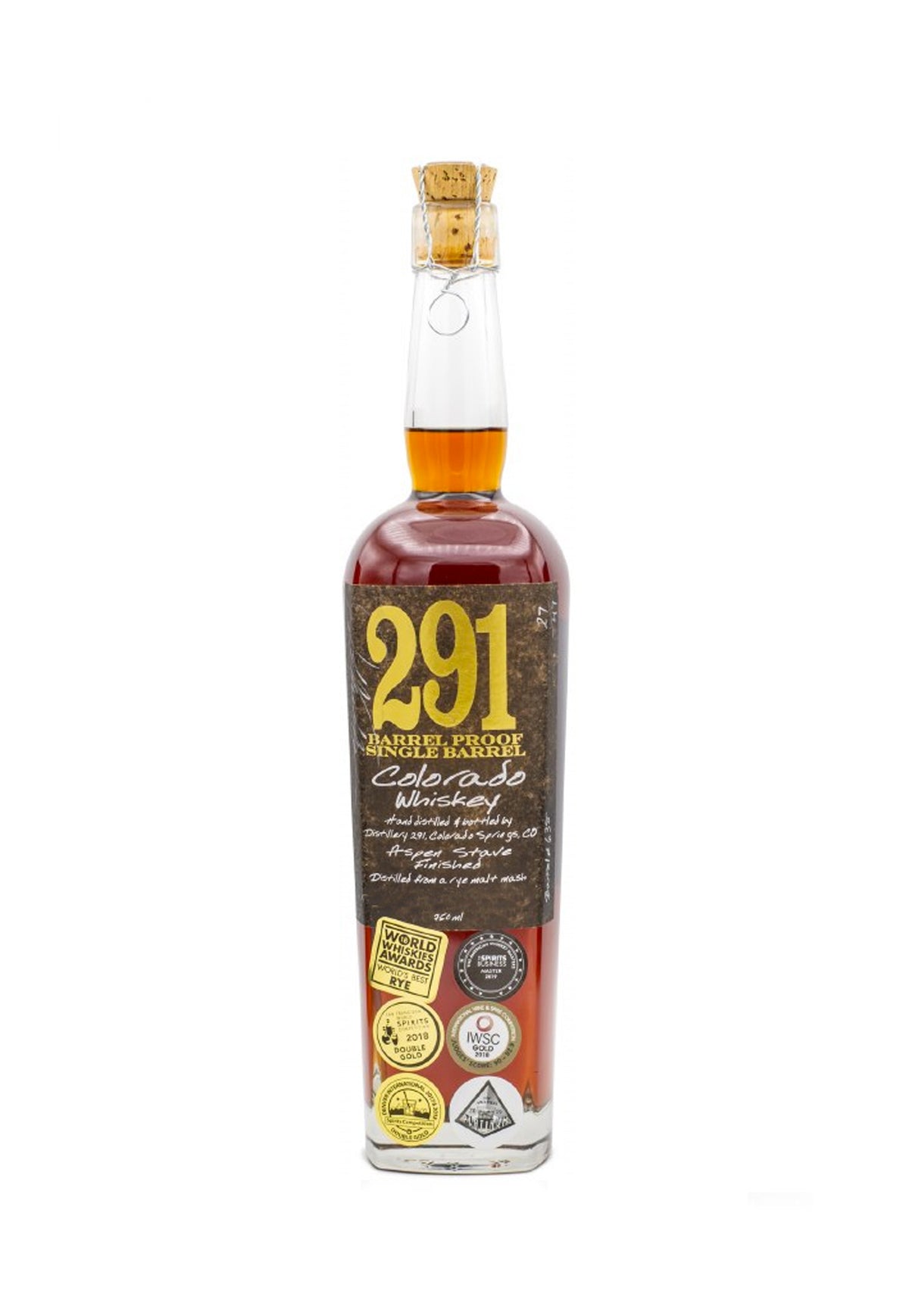 291 Colorado Barrel Proof Single Barrel Whiskey - ZYN THE WINE MARKET LTD.