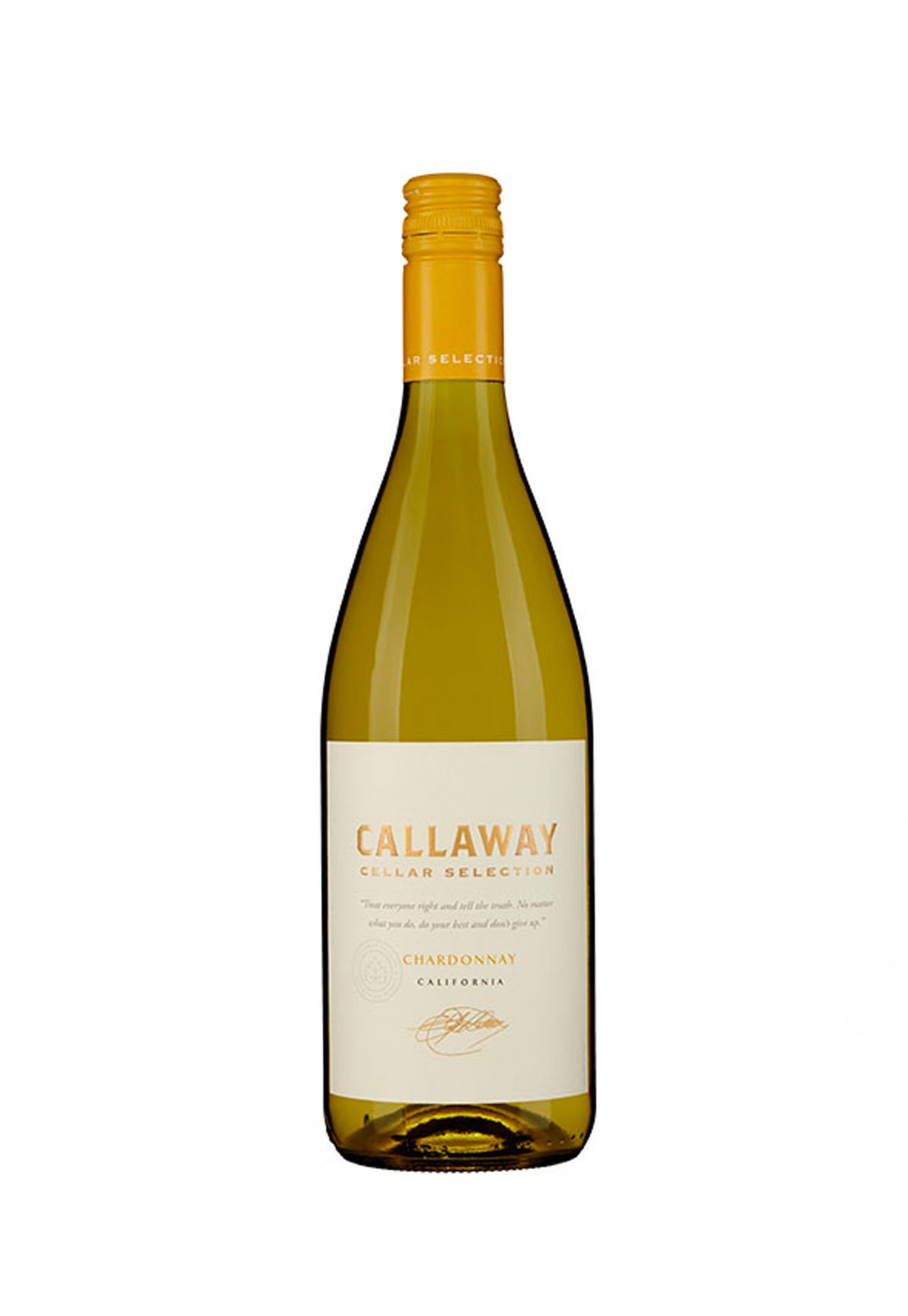 Callaway Chardonnay Cellar Selection 2019 - ZYN THE WINE MARKET LTD.