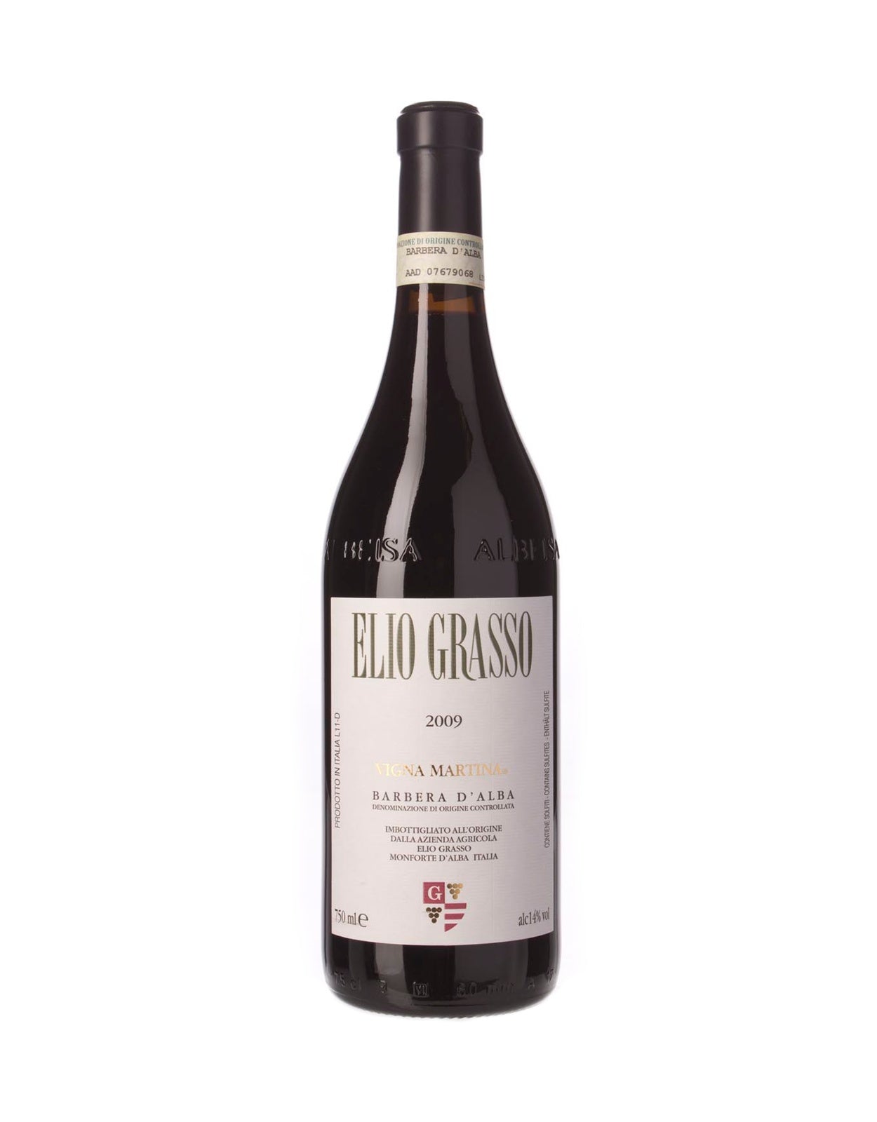 Elio Grasso Barbera D'Alba Vigna Martina 2019