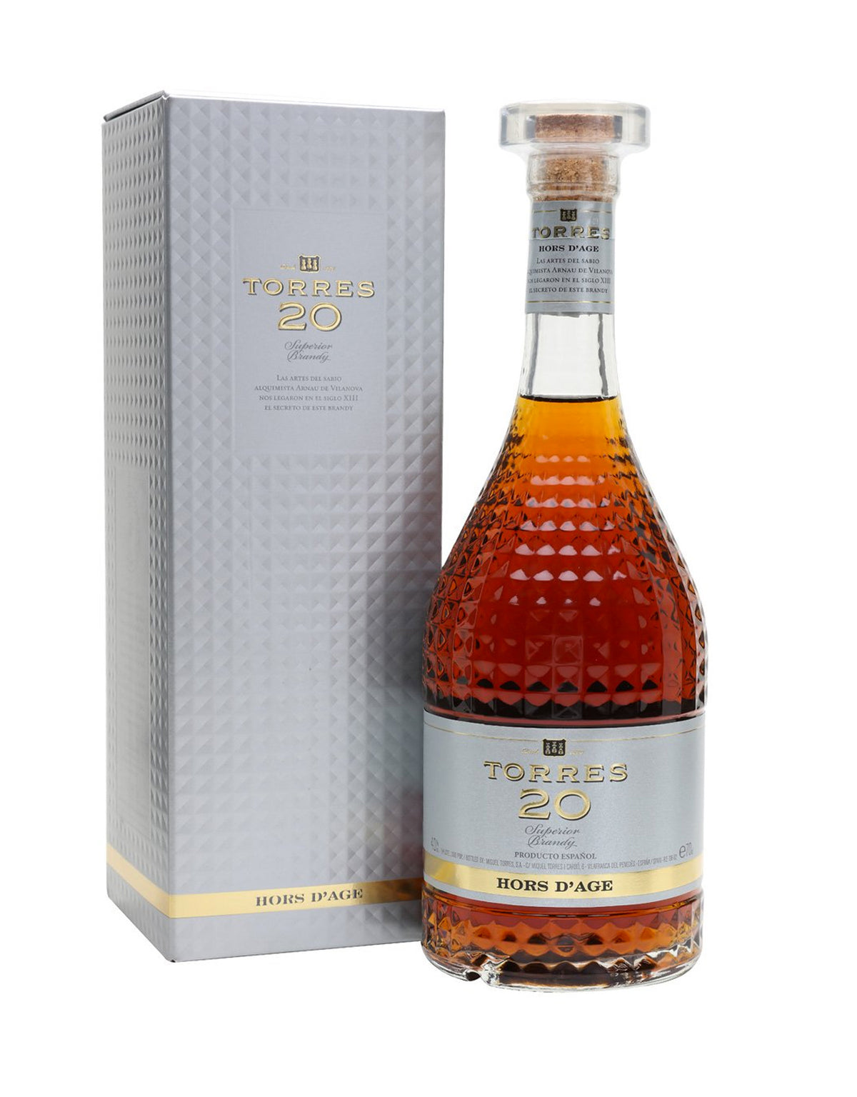 Torres 20 Year Old Brandy - ZYN THE WINE MARKET LTD.