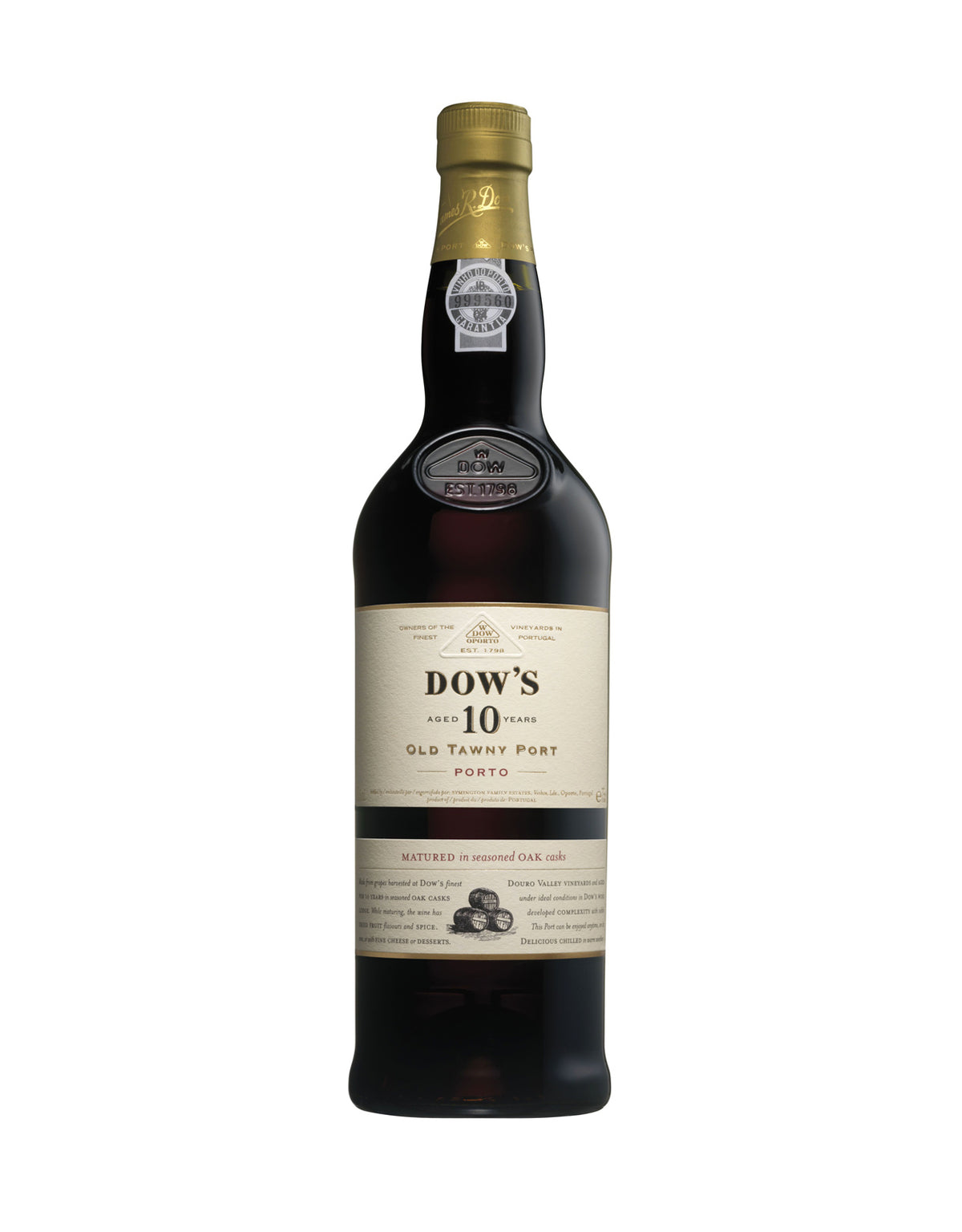 Dow's 10 Year Old Tawny - ZYN THE WINE MARKET LTD.