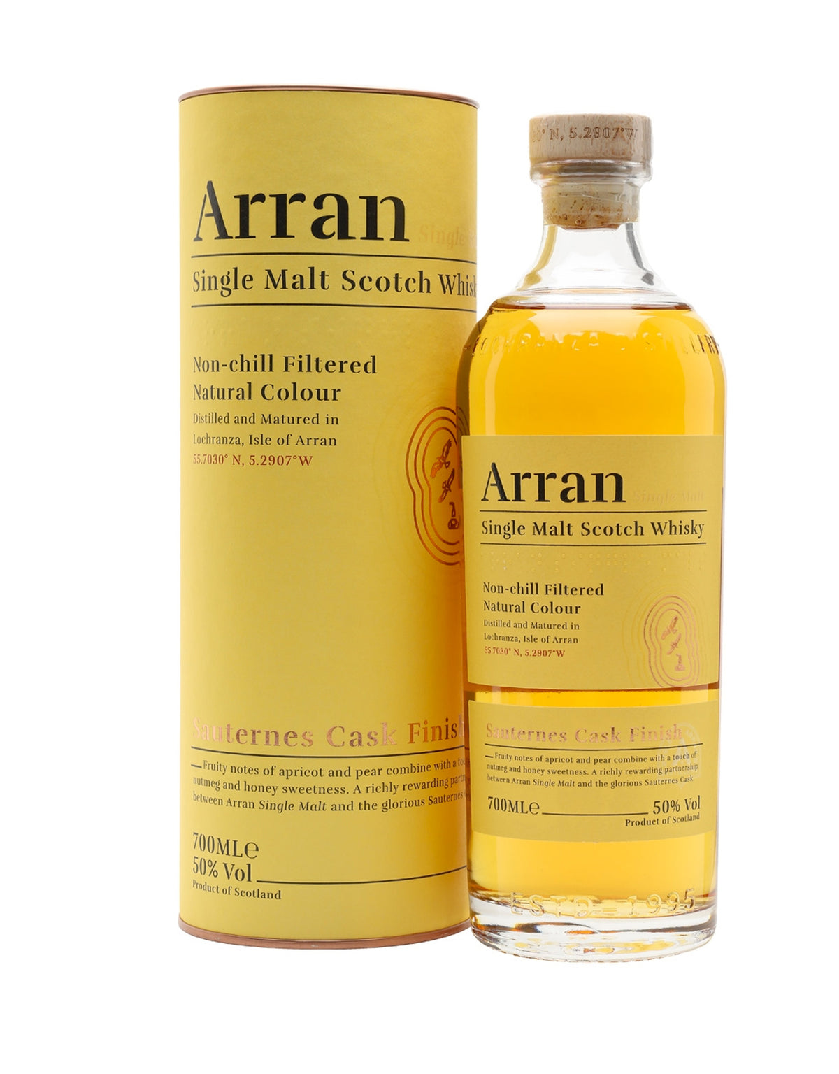 The Arran Sauternes Cask Finish - ZYN THE WINE MARKET LTD.
