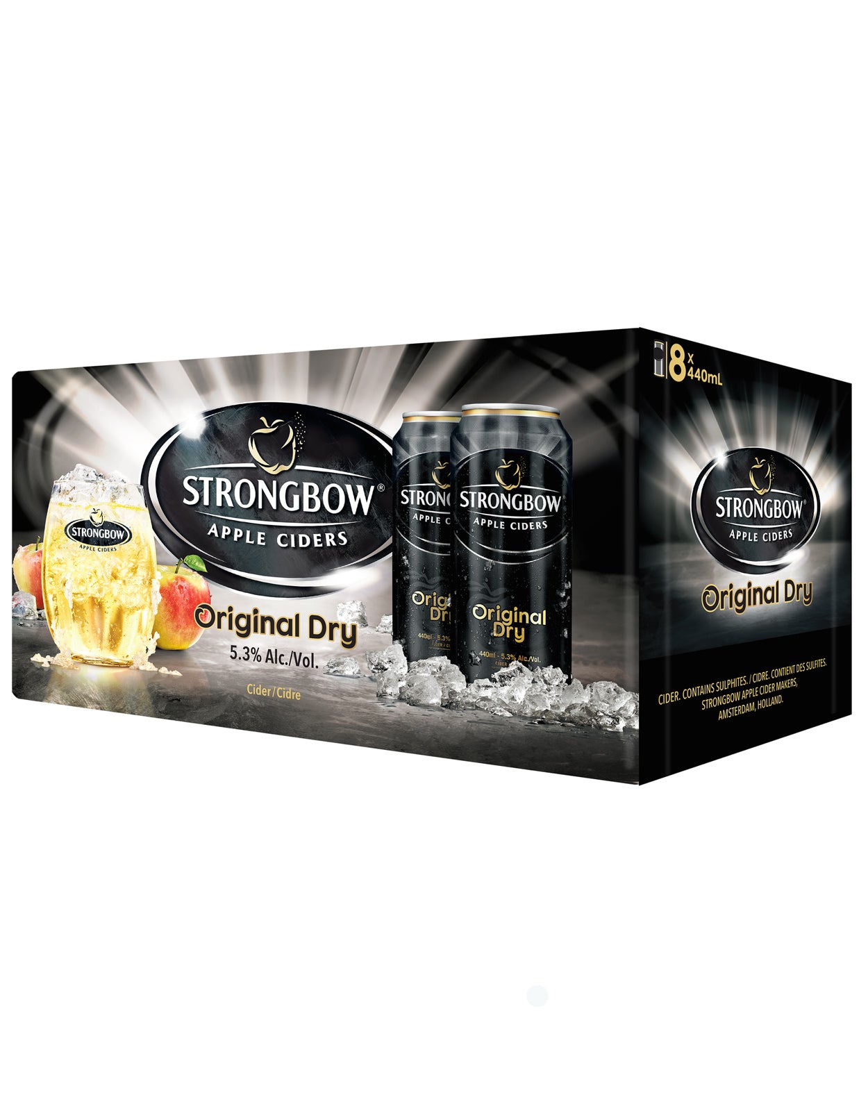 Strongbow Cider 440 ml - 8 Cans