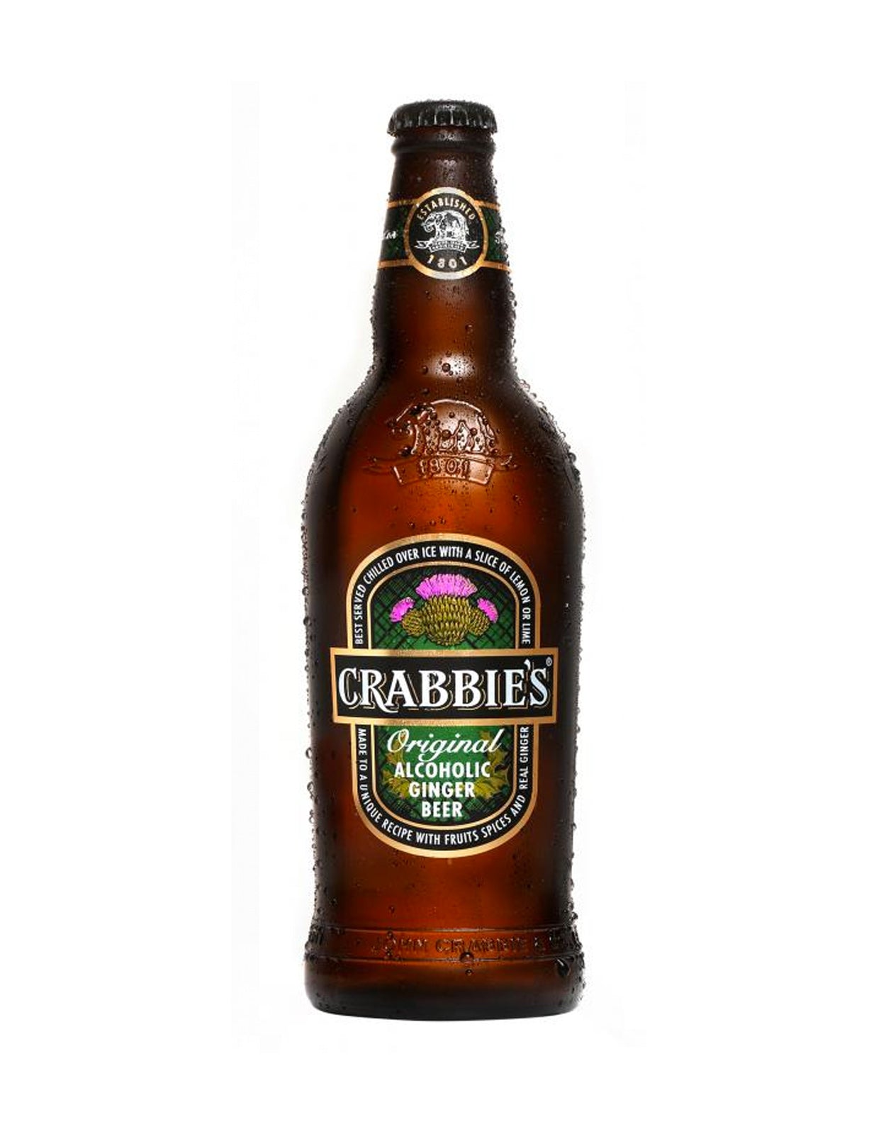 Crabbie's Original Alcoholic Ginger Beer 500 ml - 12 Bottles
