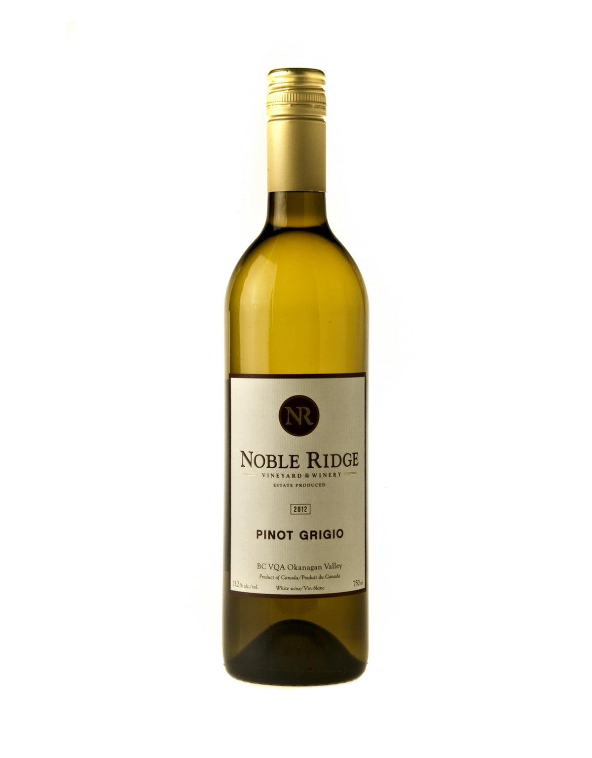 Noble Ridge Pinot Grigio 2019 - ZYN THE WINE MARKET LTD.