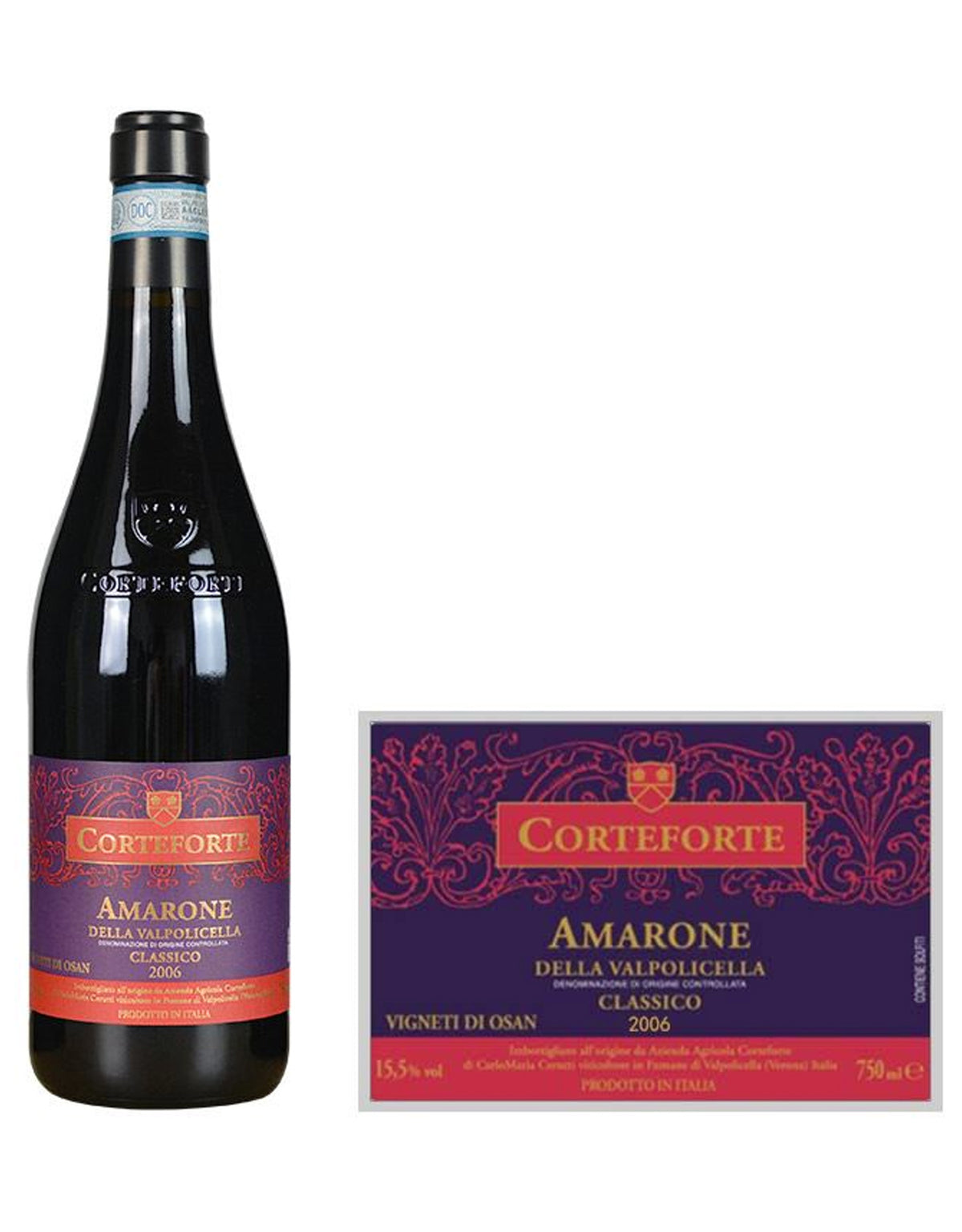 Corteforte Amarone Vigneti di Osan - ZYN THE WINE MARKET LTD.