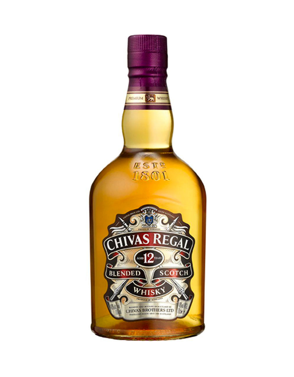 Chivas Regal 12 Year Old - 1.14 Litre Bottle - ZYN THE WINE MARKET LTD.