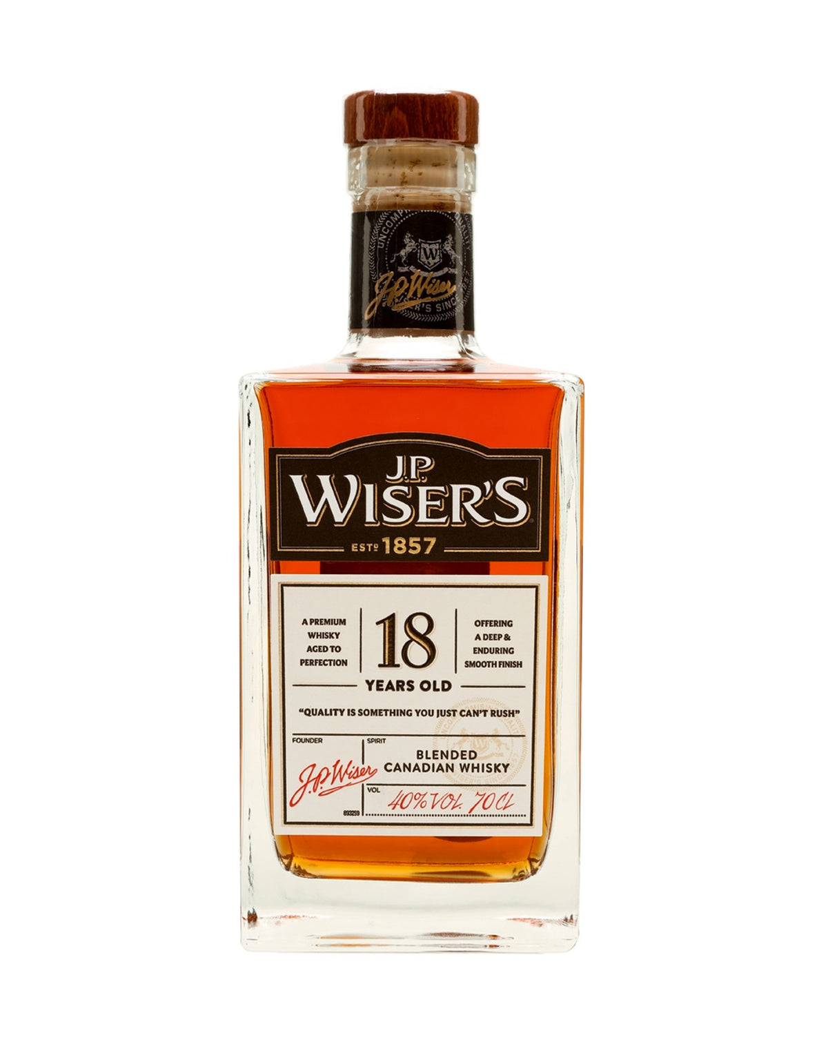 Wiser's 18 Year Old - ZYN THE WINE MARKET LTD.