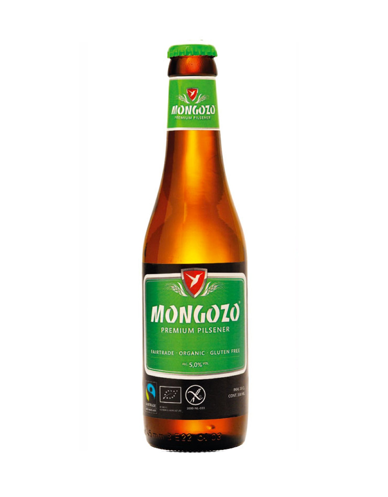 Mongozo Pilsener Gluten Free 330 ml - Single Bottle