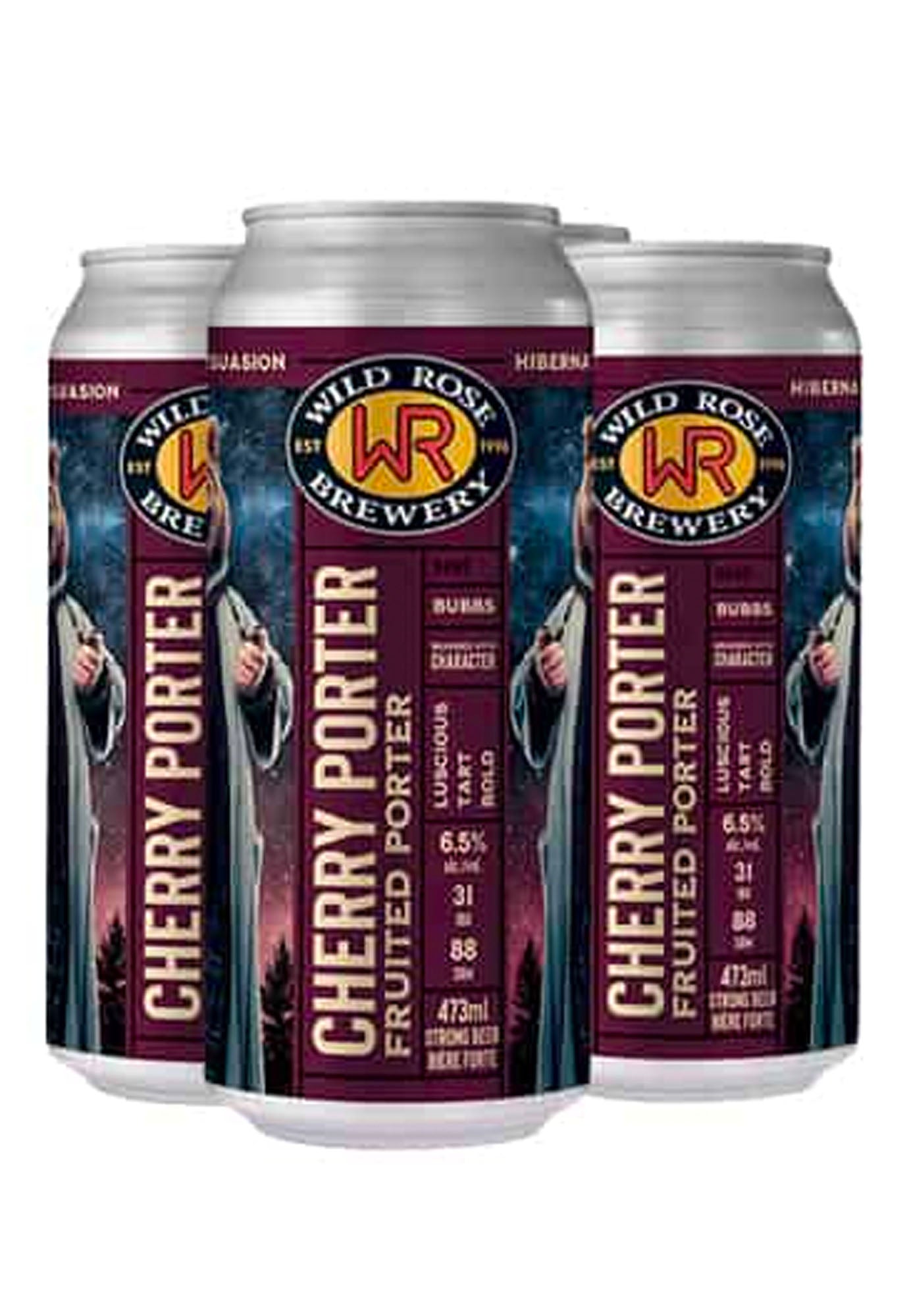 Wild Rose Cherry Porter 473 ml - 4 Cans