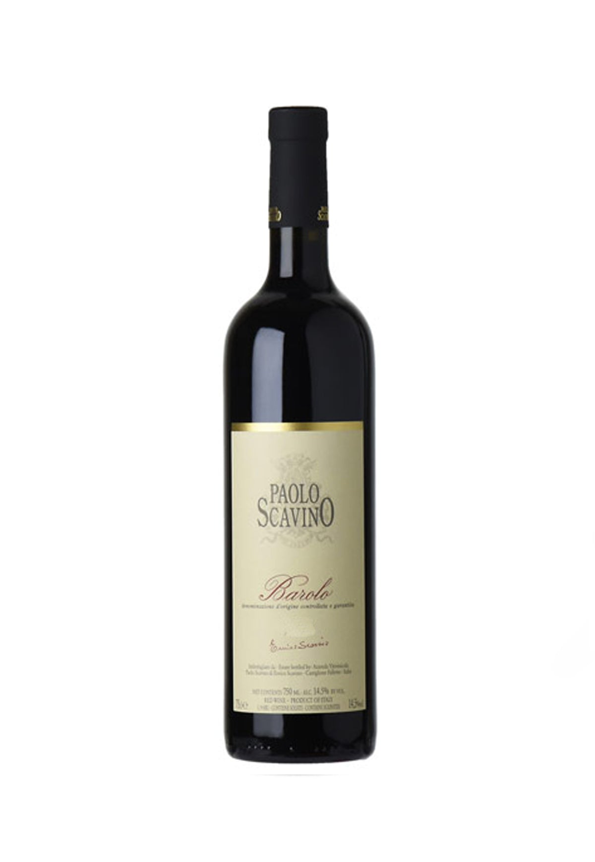 Paolo Scavino Barolo 2020 - 375 ml - ZYN THE WINE MARKET LTD.