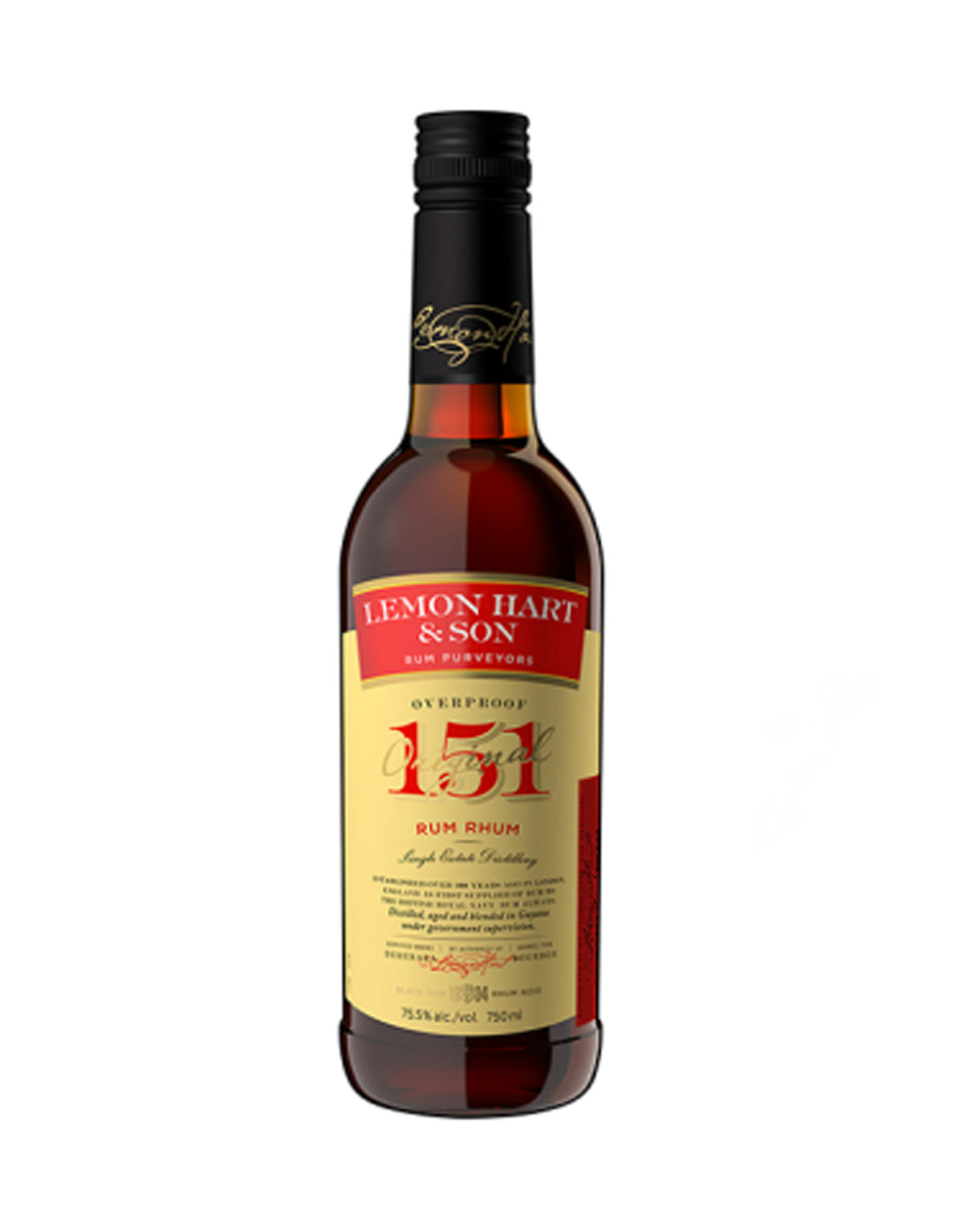 Lemon Hart Overproof 151 Rum - ZYN THE WINE MARKET LTD.