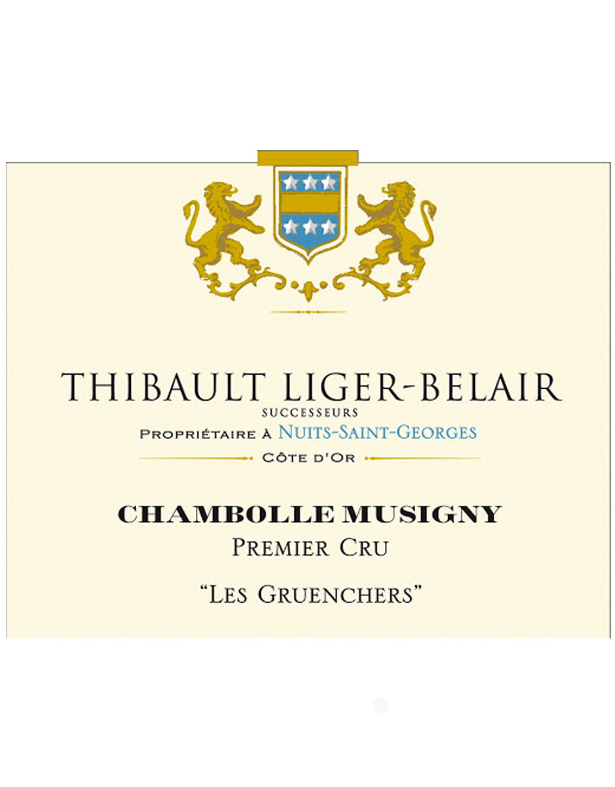 Thibault Liger Belair Chambolle Musigny Premier Cru 'Les Gruenchers' 2013