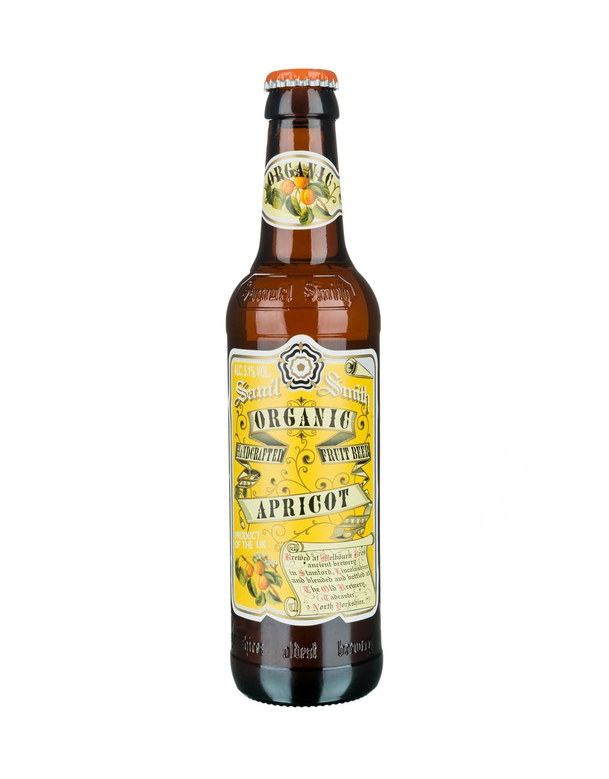 Samuel Smith Organic Apricot Fruit Beer 550 ml - Single Bottle - ZYN THE WINE MARKET LTD.