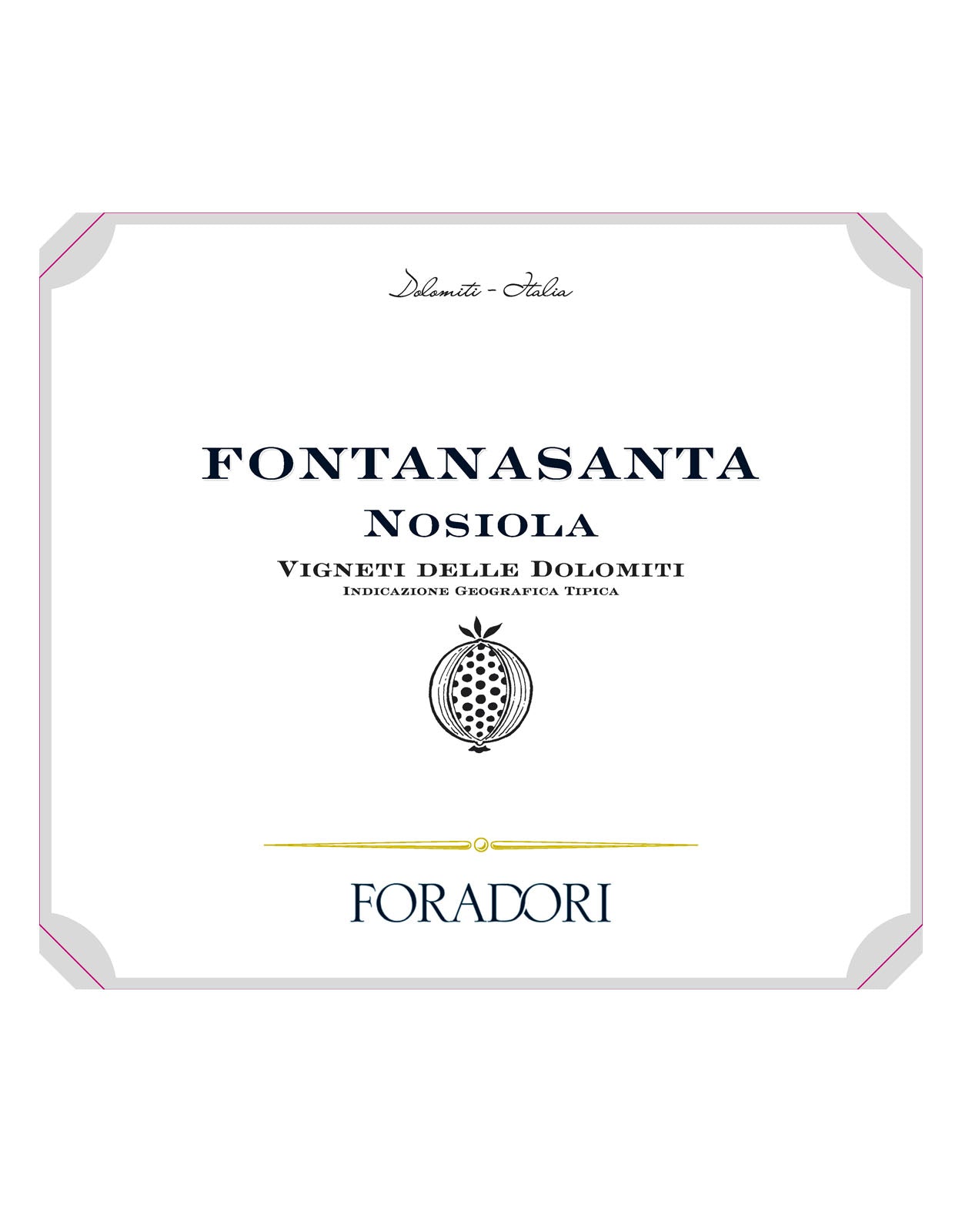 Foradori Fontanasanta Nosiola Vigneti delle Dolomiti IGT 2021