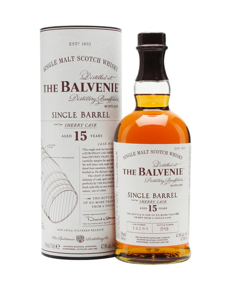 値下げ)BALVENIE Sherry SINGLE BARREL 15年 Buy Balvenie 15 Year Old Single Barrel | ZYN.ca - ZYN THE