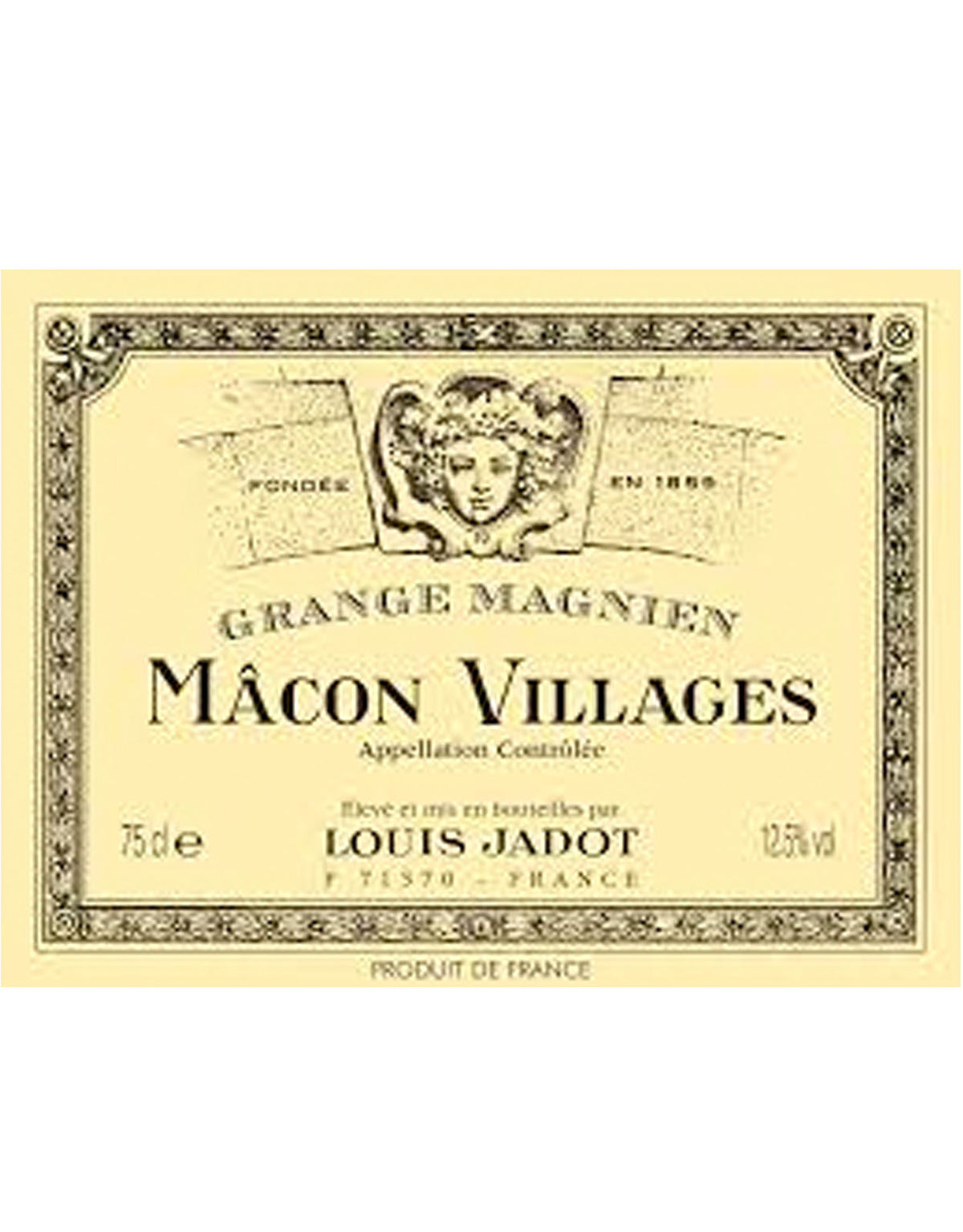 Louis Jadot Macon Villages Grange Magnien Blanc 2020 - ZYN THE WINE MARKET LTD.
