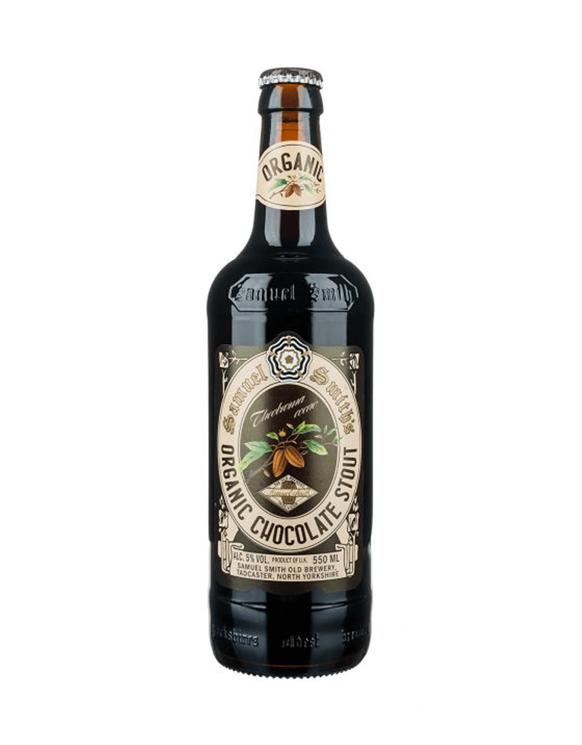 Samuel Smith Organic Chocolate Stout 550 ml - Single Bottle - ZYN THE WINE MARKET LTD.