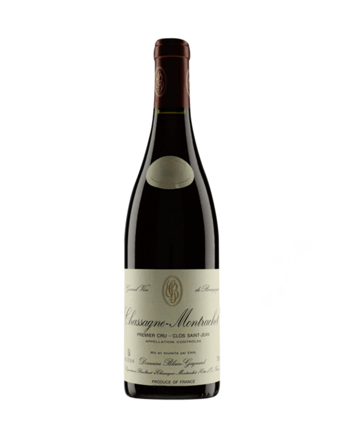Domaine Blain Gagnard Chassagne Montrachet Rouge 'Clos St Jean' Premier Cru 2020 - ZYN THE WINE MARKET LTD.