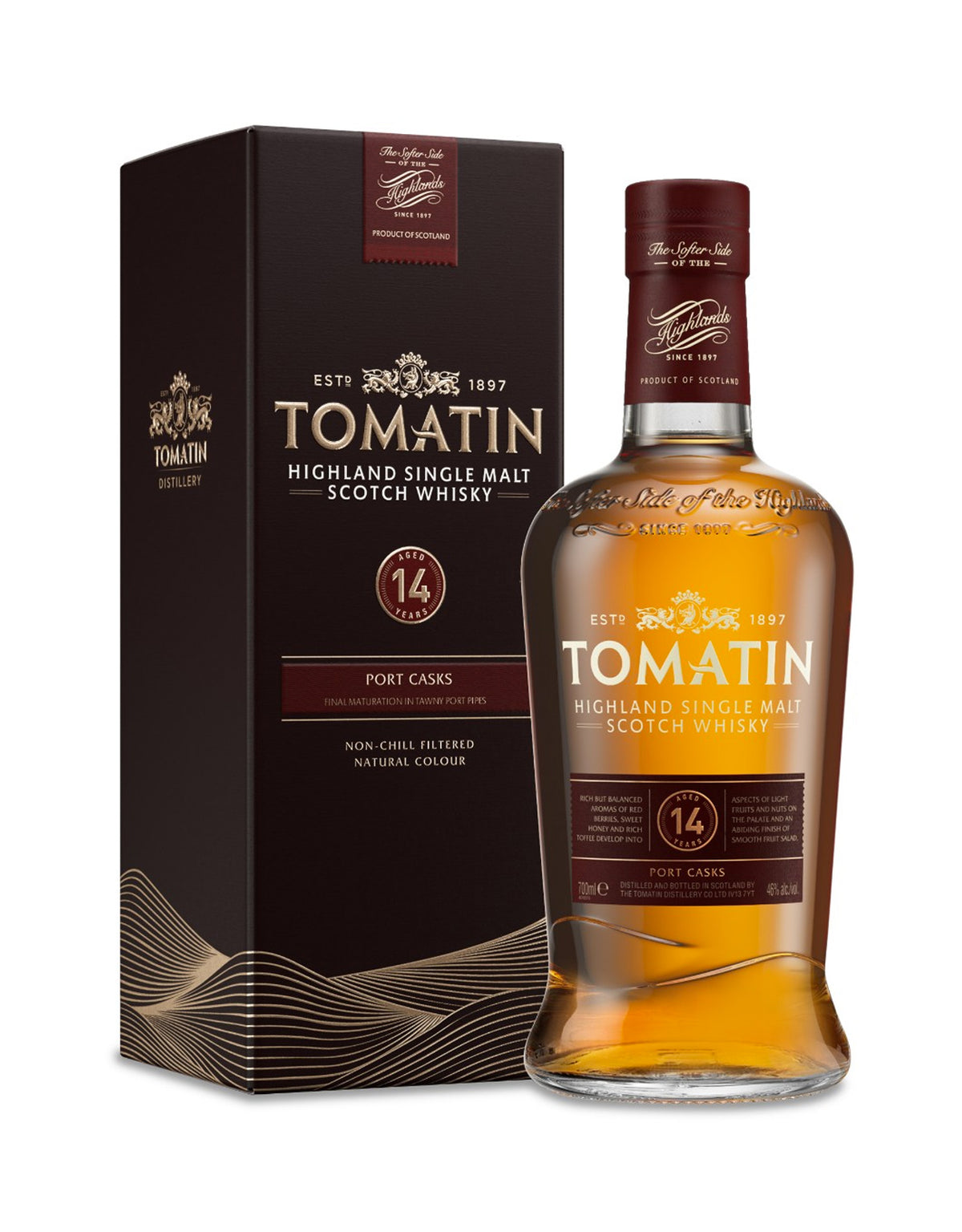 Tomatin 14 Year Old Portwood Highland Single Malt - ZYN THE WINE MARKET LTD.