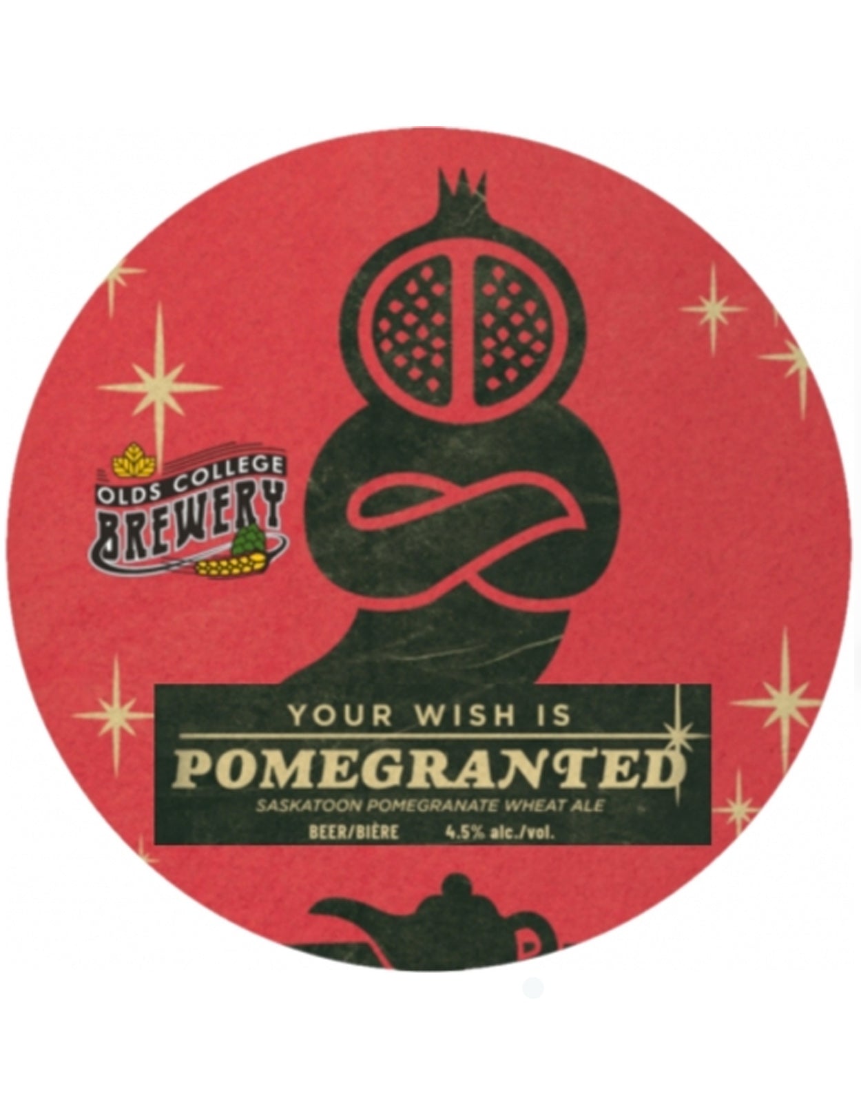 Olds College Brewery Your Wish Is Pomegranted Saskatoon Wheat Ale 473 ml - 4 Cans