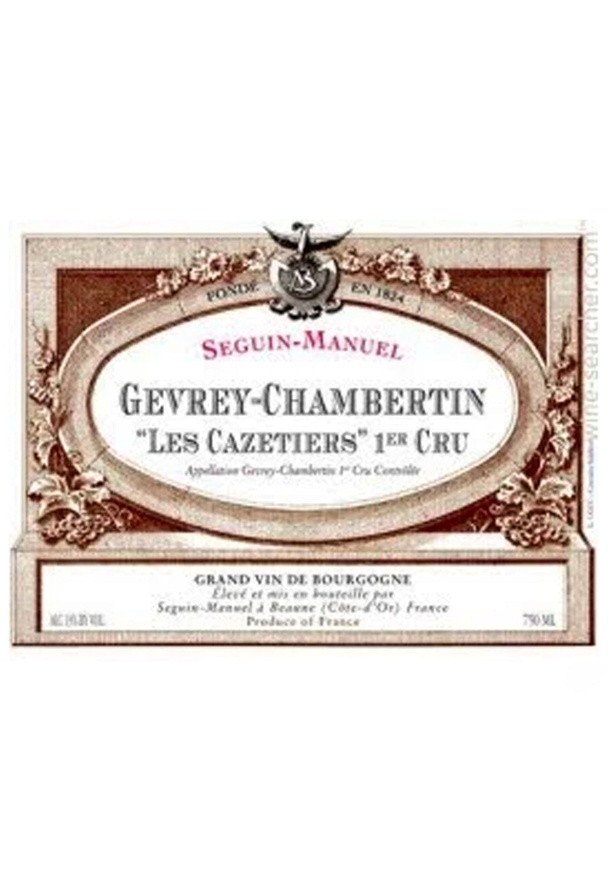 Domaine Seguin-Manuel Gevrey Chambertin 'Les Cazetiers' Premier Cru 2019 - ZYN THE WINE MARKET LTD.