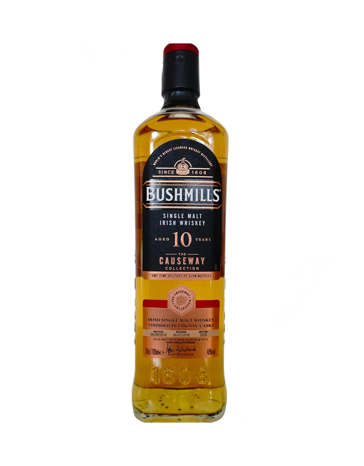 Bushmills 10 Year Old Single Malt 'The Causeway Collection' Cognac Finish - ZYN THE WINE MARKET LTD.