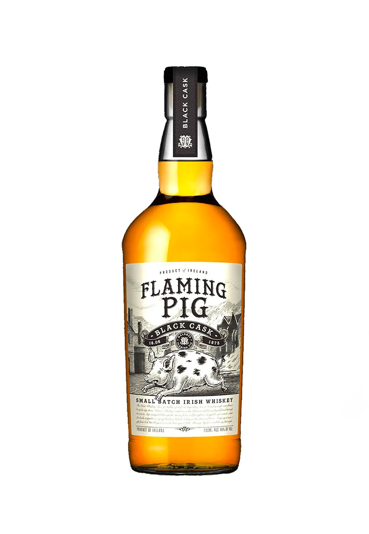 Flaming Pig Black Cask Irish Whiskey - ZYN THE WINE MARKET LTD.