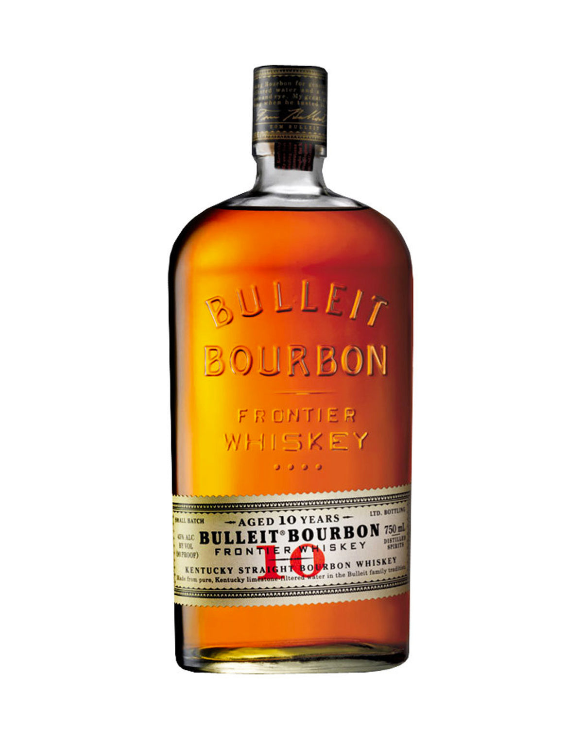 Bulleit Bourbon 10 Year Old Frontier Whiskey - ZYN THE WINE MARKET LTD.