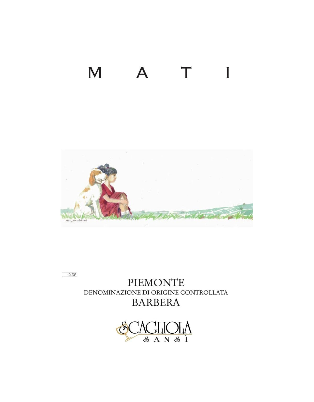 Scagliola Mati Barbera D'asti 2021 - ZYN THE WINE MARKET LTD.