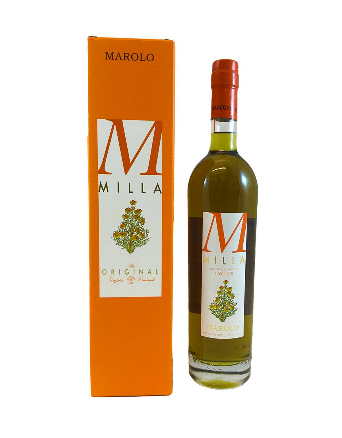 Marolo 'Milla' Grappa and Camomile Liqueur - ZYN THE WINE MARKET LTD.
