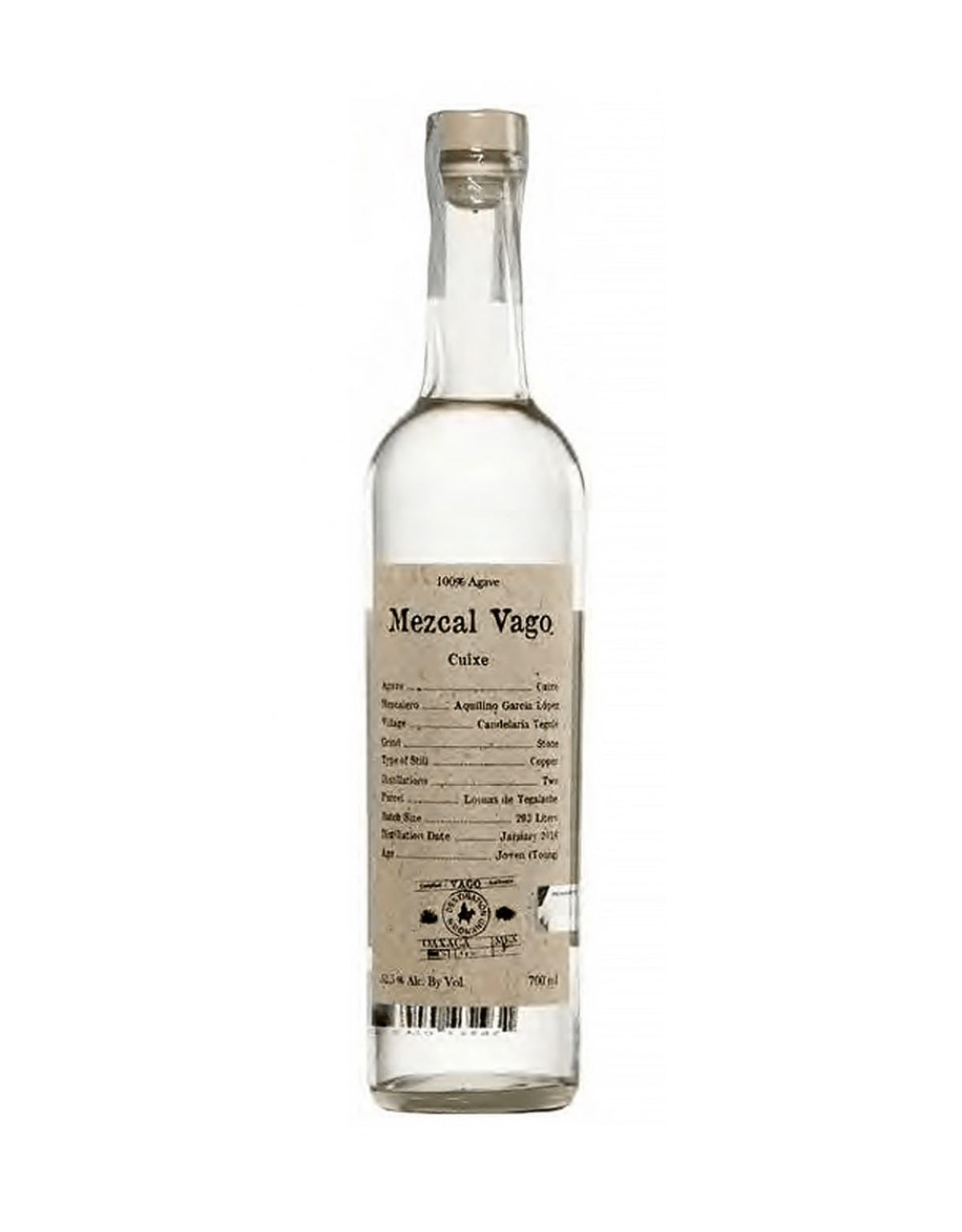 Mezcal Vago Cuixe - ZYN THE WINE MARKET LTD.