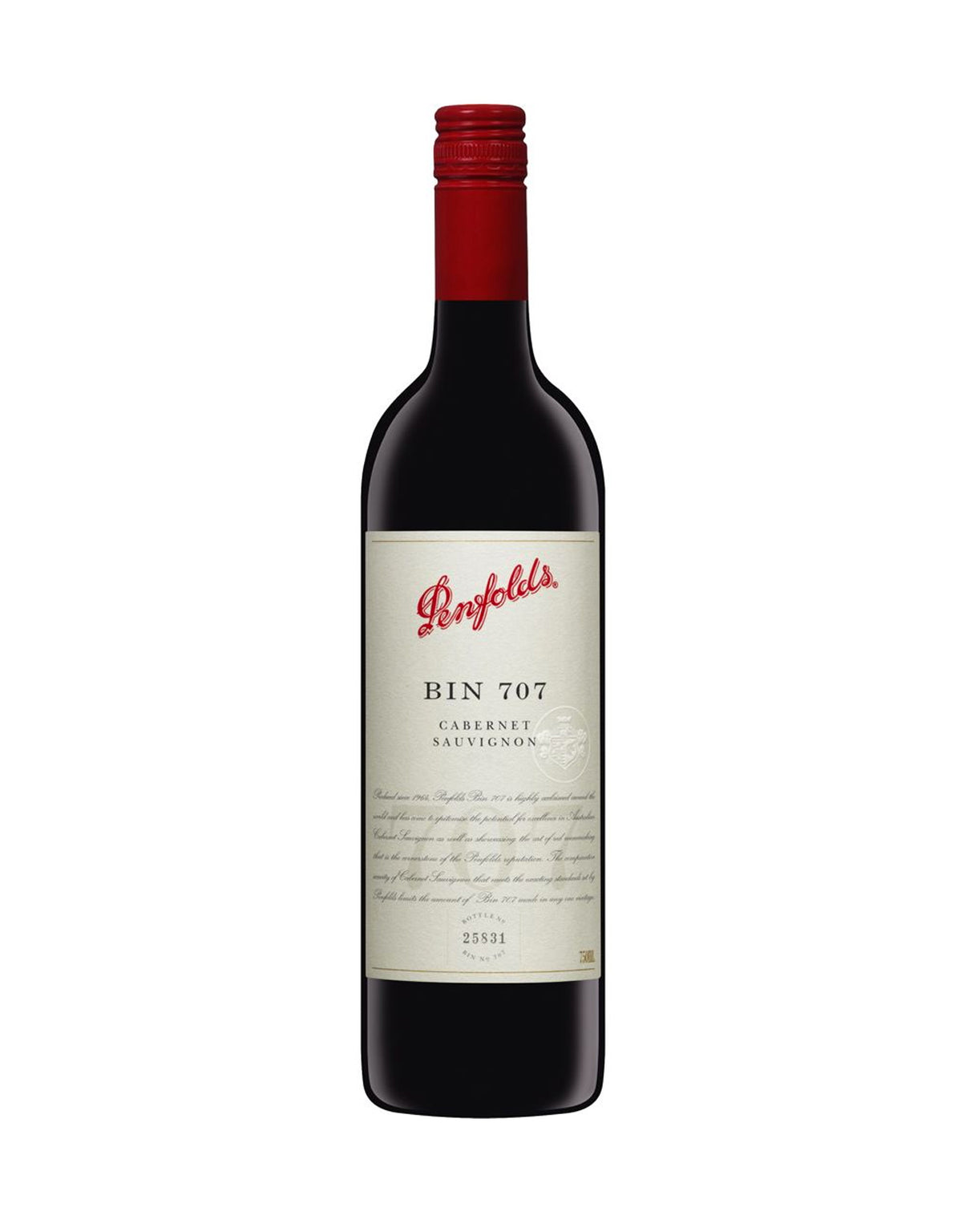 Penfolds Bin 707 Cabernet Sauvignon 2021 - ZYN THE WINE MARKET LTD.