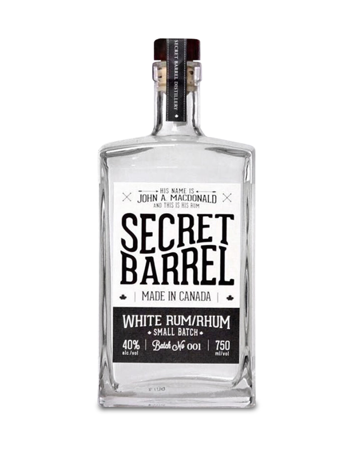 Secret Barrel White Rum - ZYN THE WINE MARKET LTD.