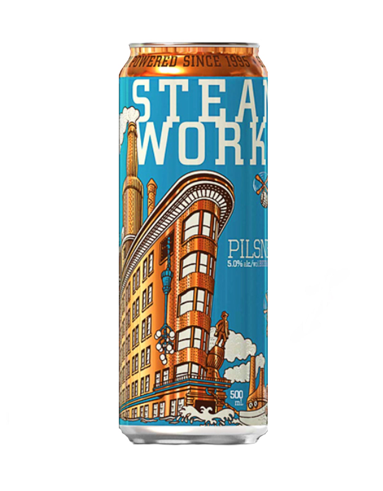 Steamworks Pilsner 473 ml - 24 Cans