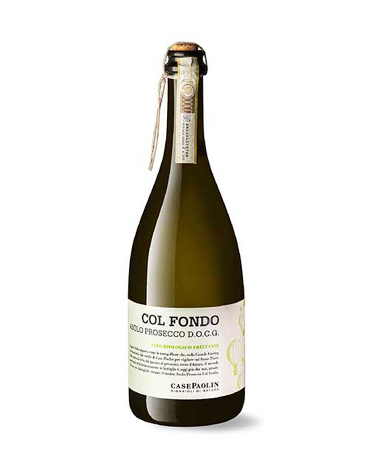 Case Paolin Col Fondo Prosecco 2020 - ZYN THE WINE MARKET LTD.