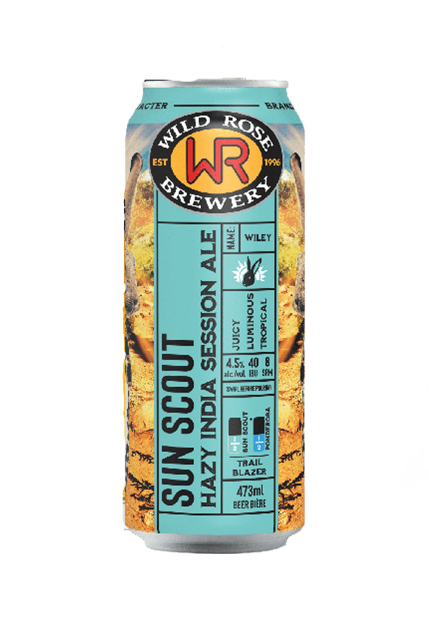 Wild Rose Sun Scout Hazy ISA 473 ml - 4 Cans