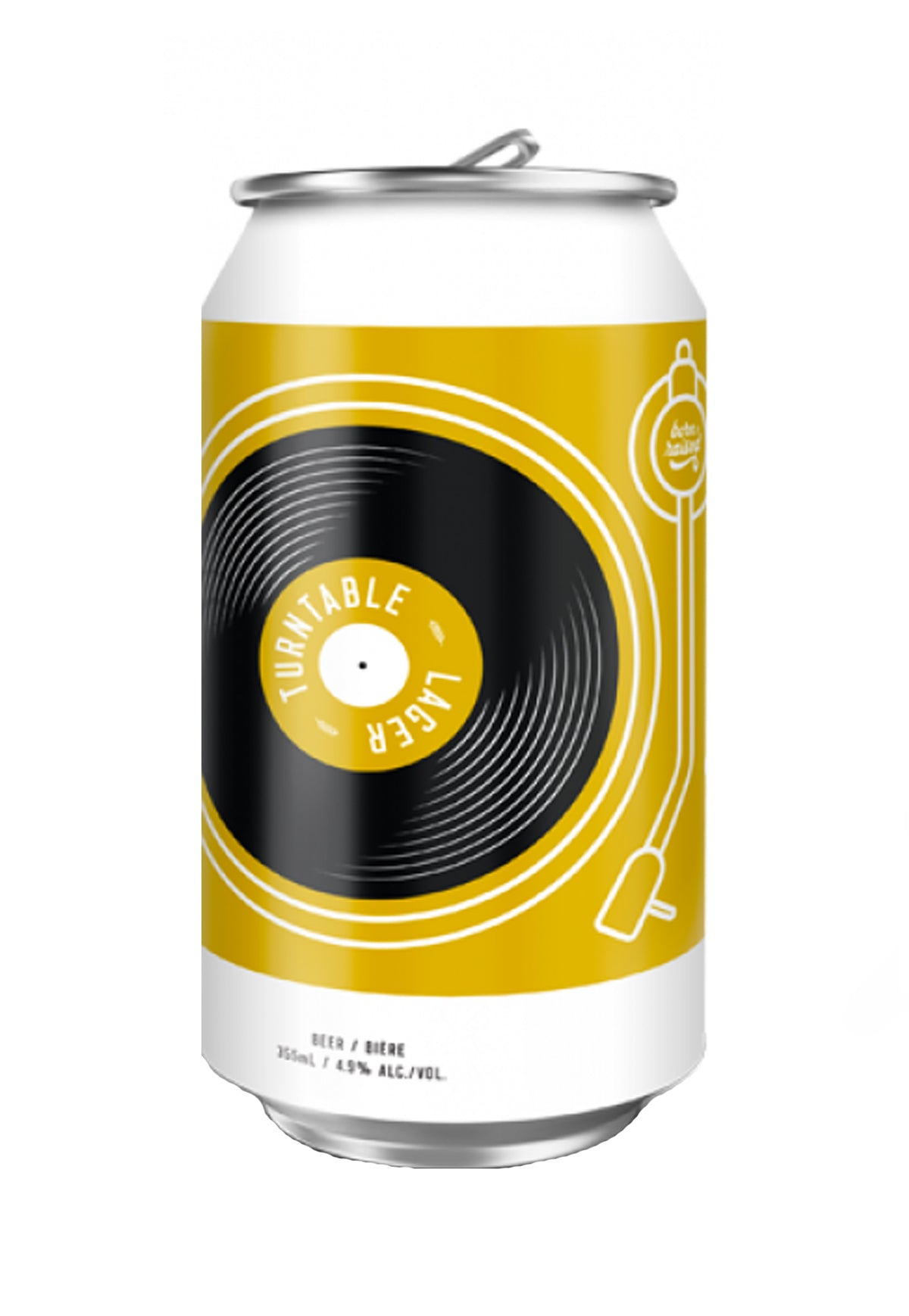 Trolley 5 Turntable Lager 355 ml - 12 Cans - ZYN THE WINE MARKET LTD.