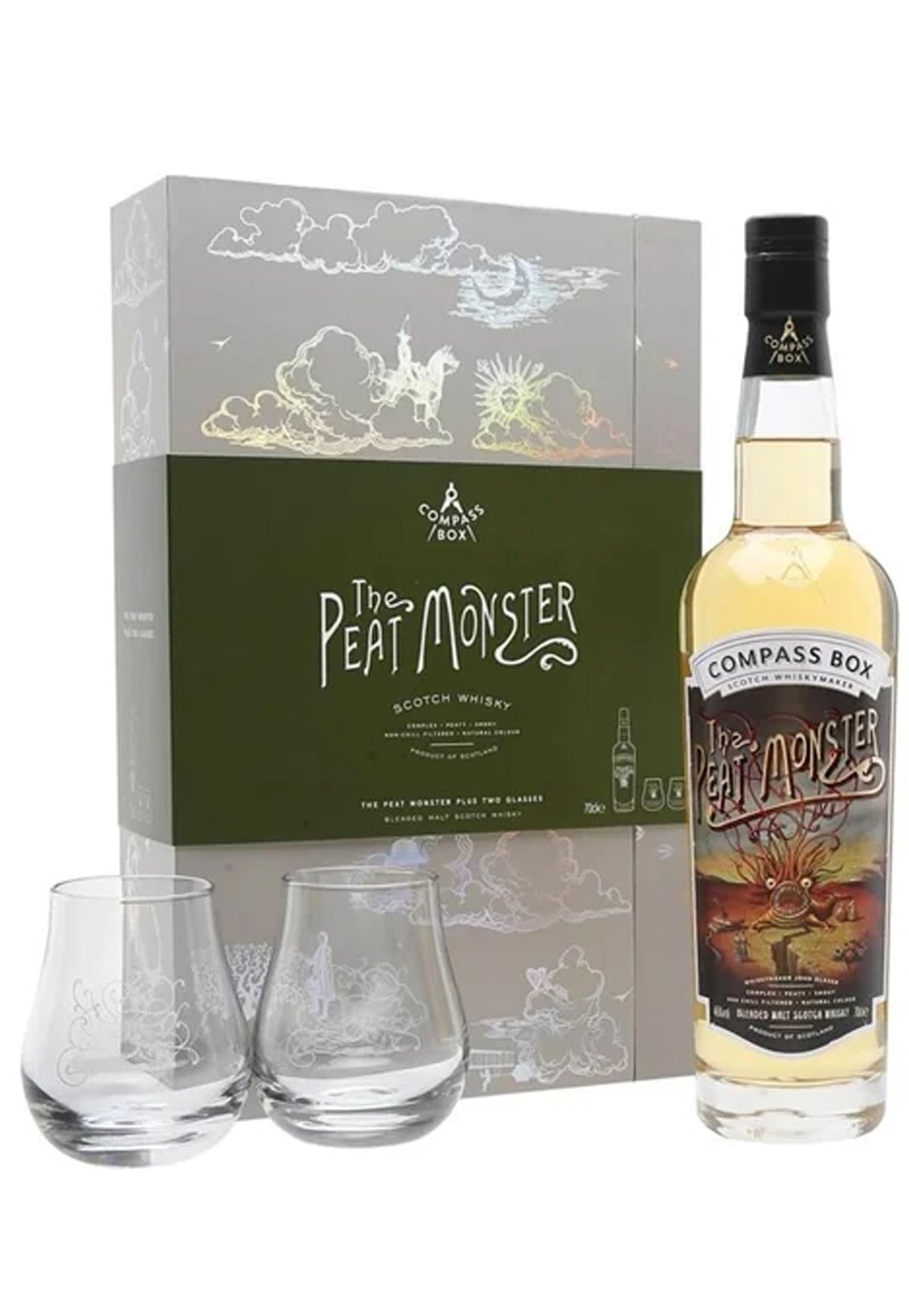 Compass Box Peat Monster Gift Pack - ZYN THE WINE MARKET LTD.